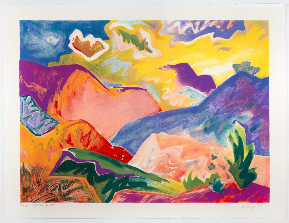 Santa Fe II (6-Color Lithograph)