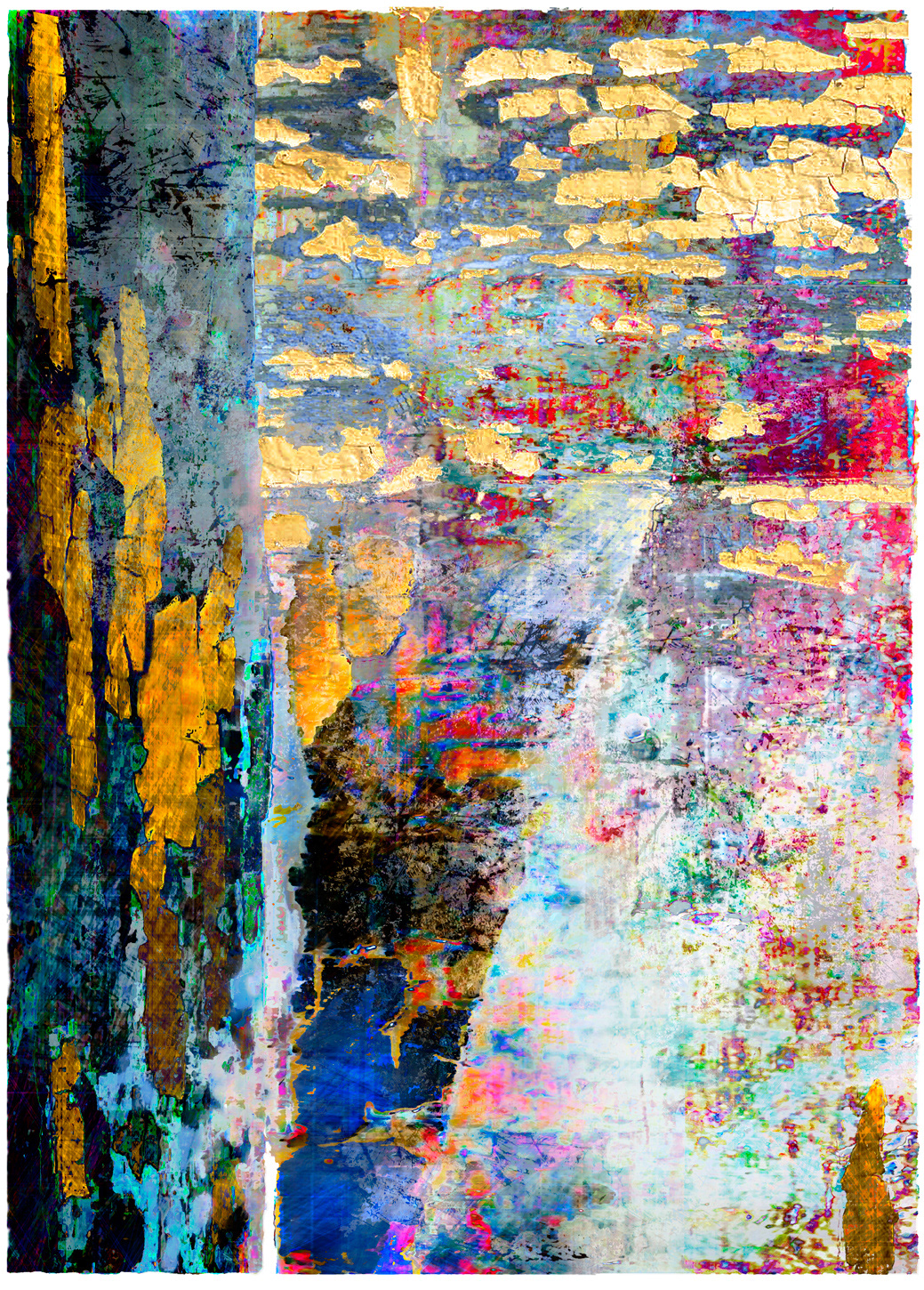 Paint Flakes Composition
