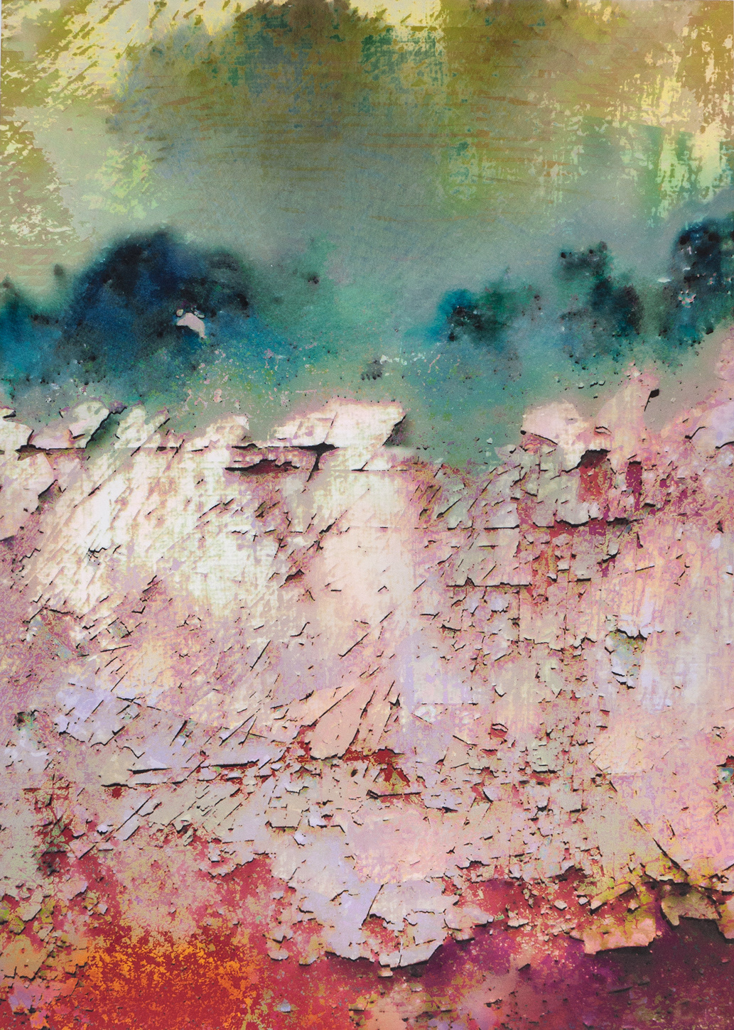 Flaking Earth Tones