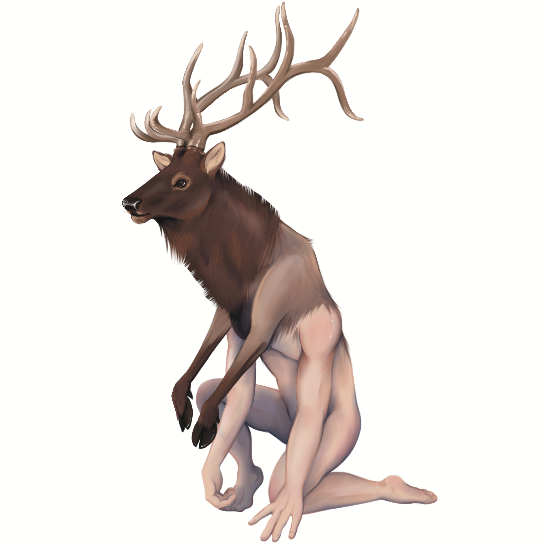 Stylistic render of a 'reverse centaur.'