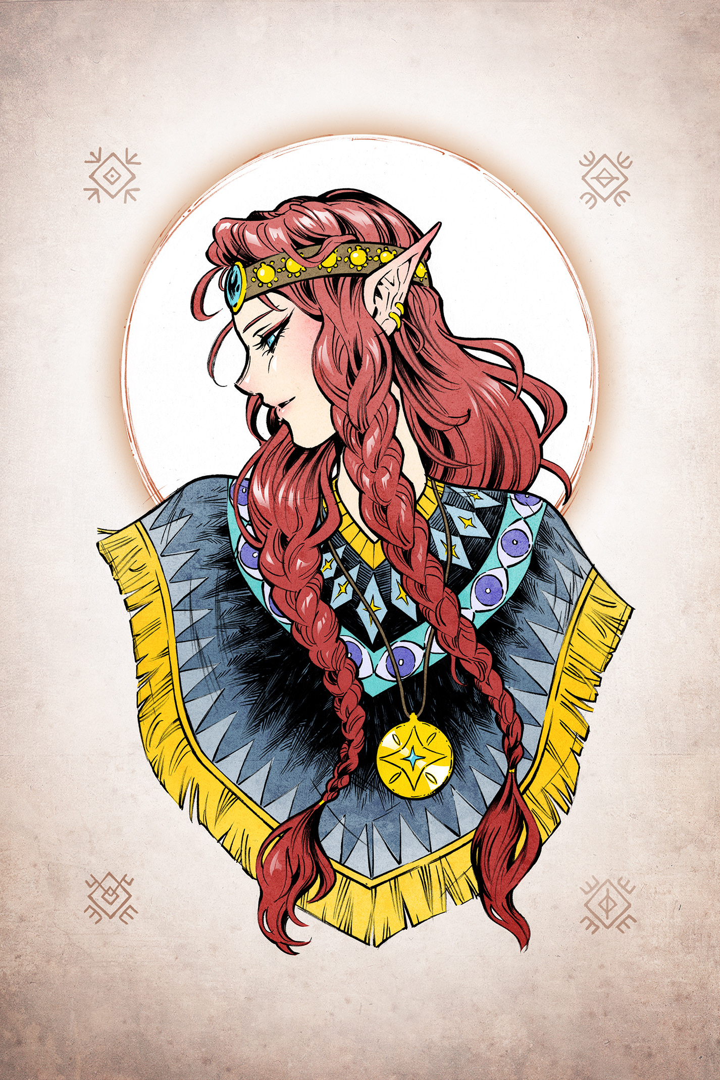 An illustration for my artbook, INCURVATE. 