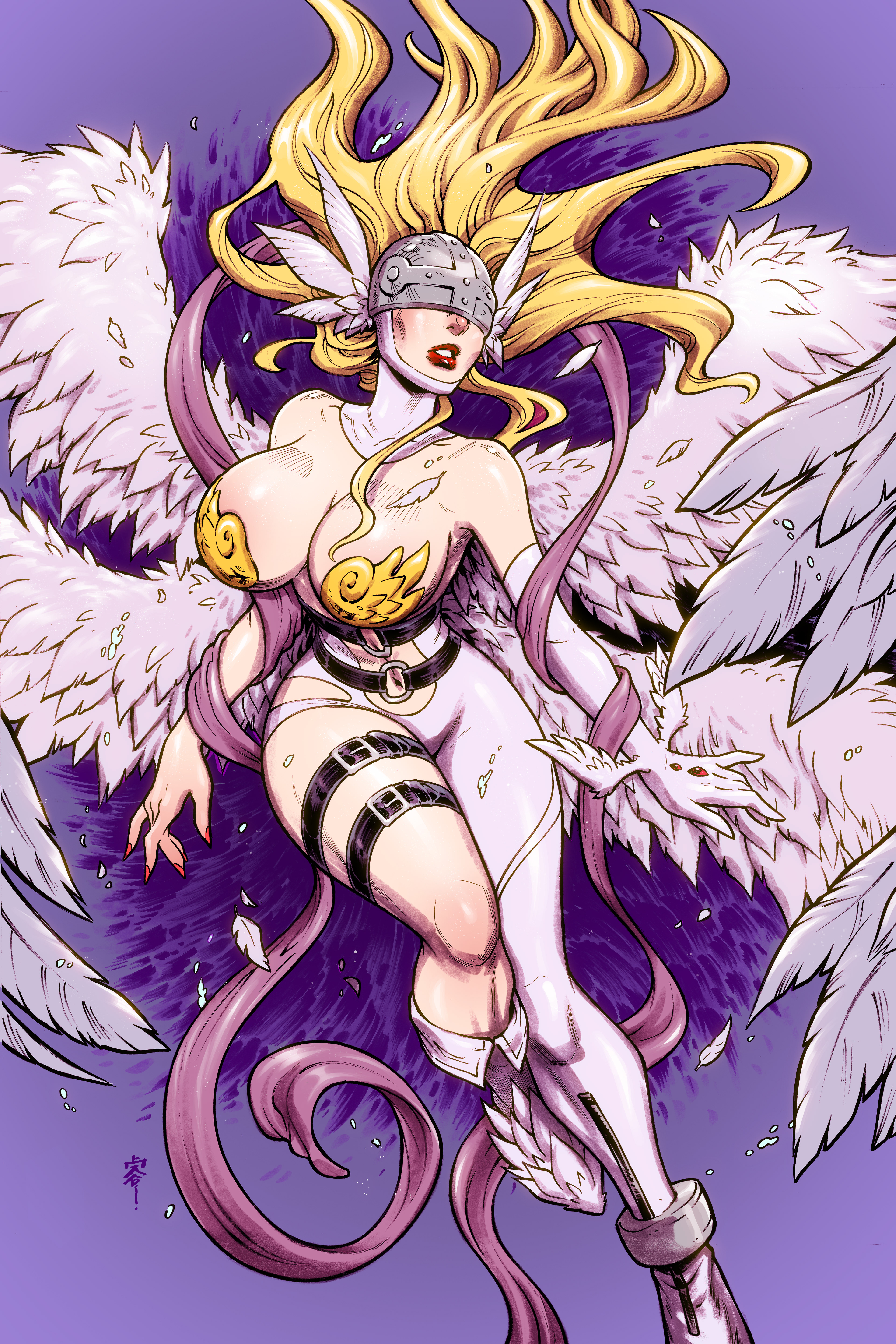 My illustration of Angewomon.