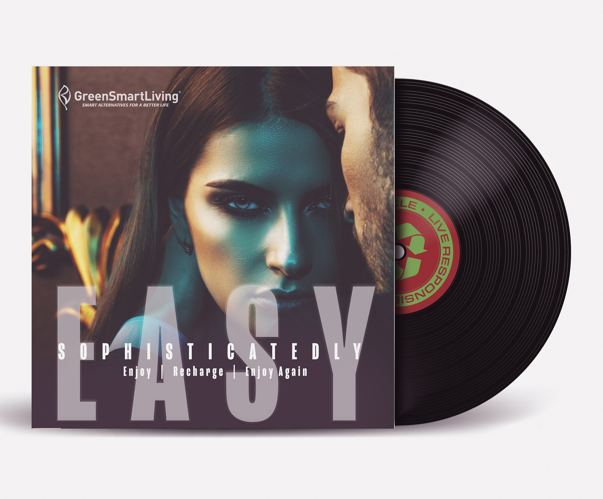 Record Album Campaign - Designed for a promo giving away modern record players