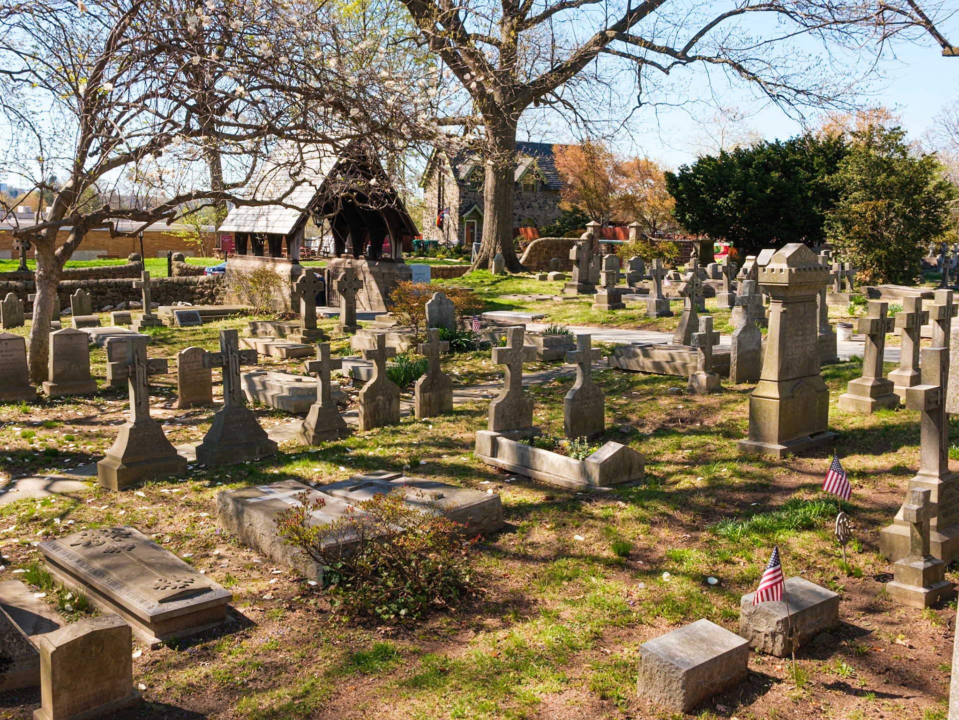 St James the Less Cemetery Lot Looking Norwest