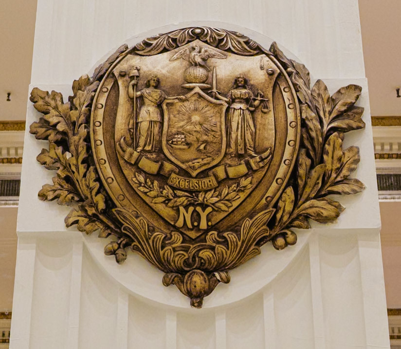 New York Plaque at Wanamaker