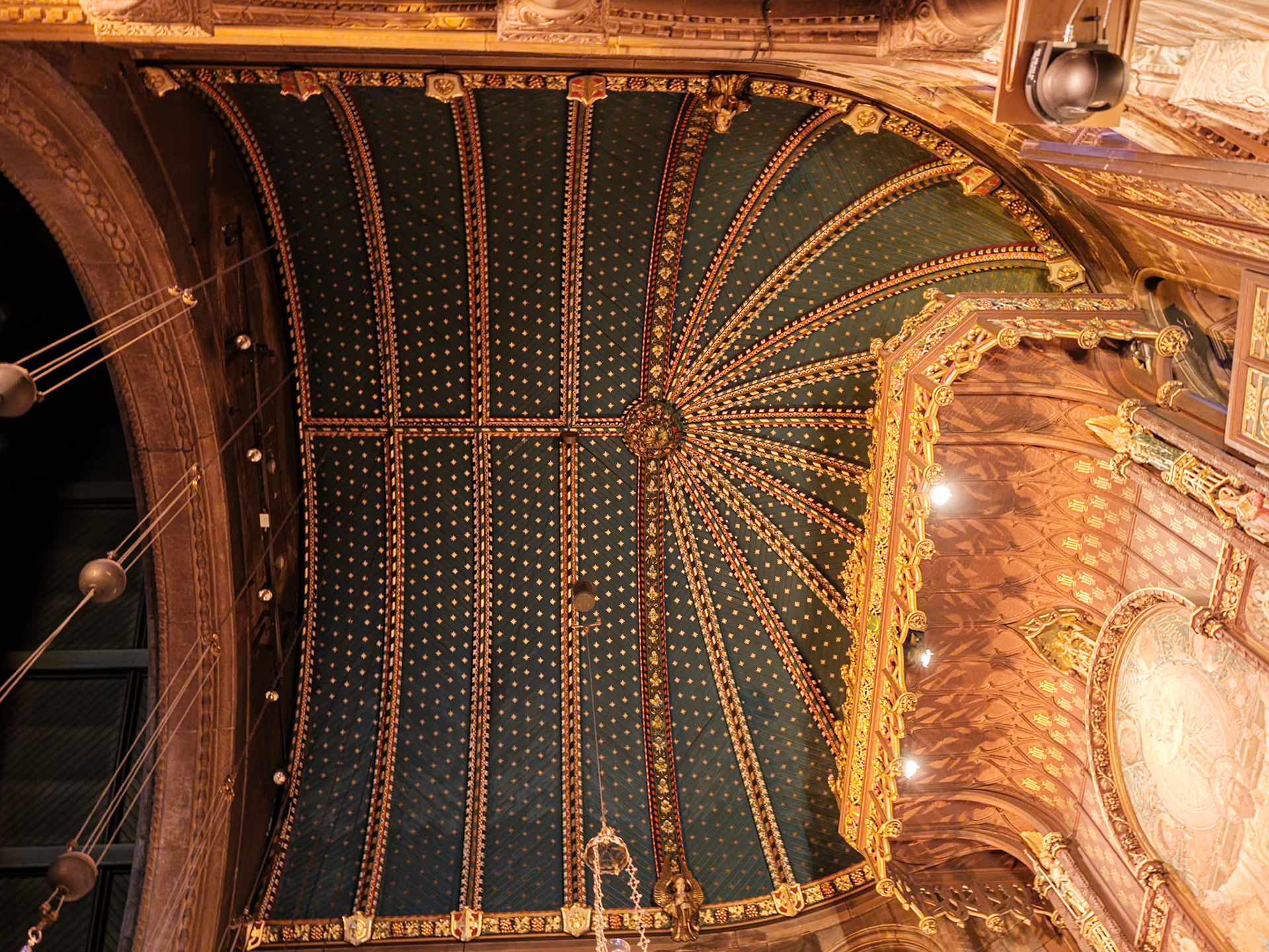 Sanctuary Ceiling at St Clement