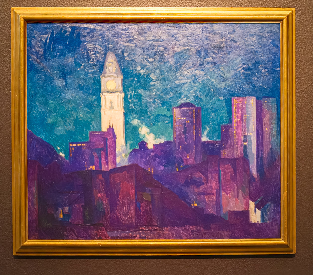 Night View of Philadelphia by Breckenridge
