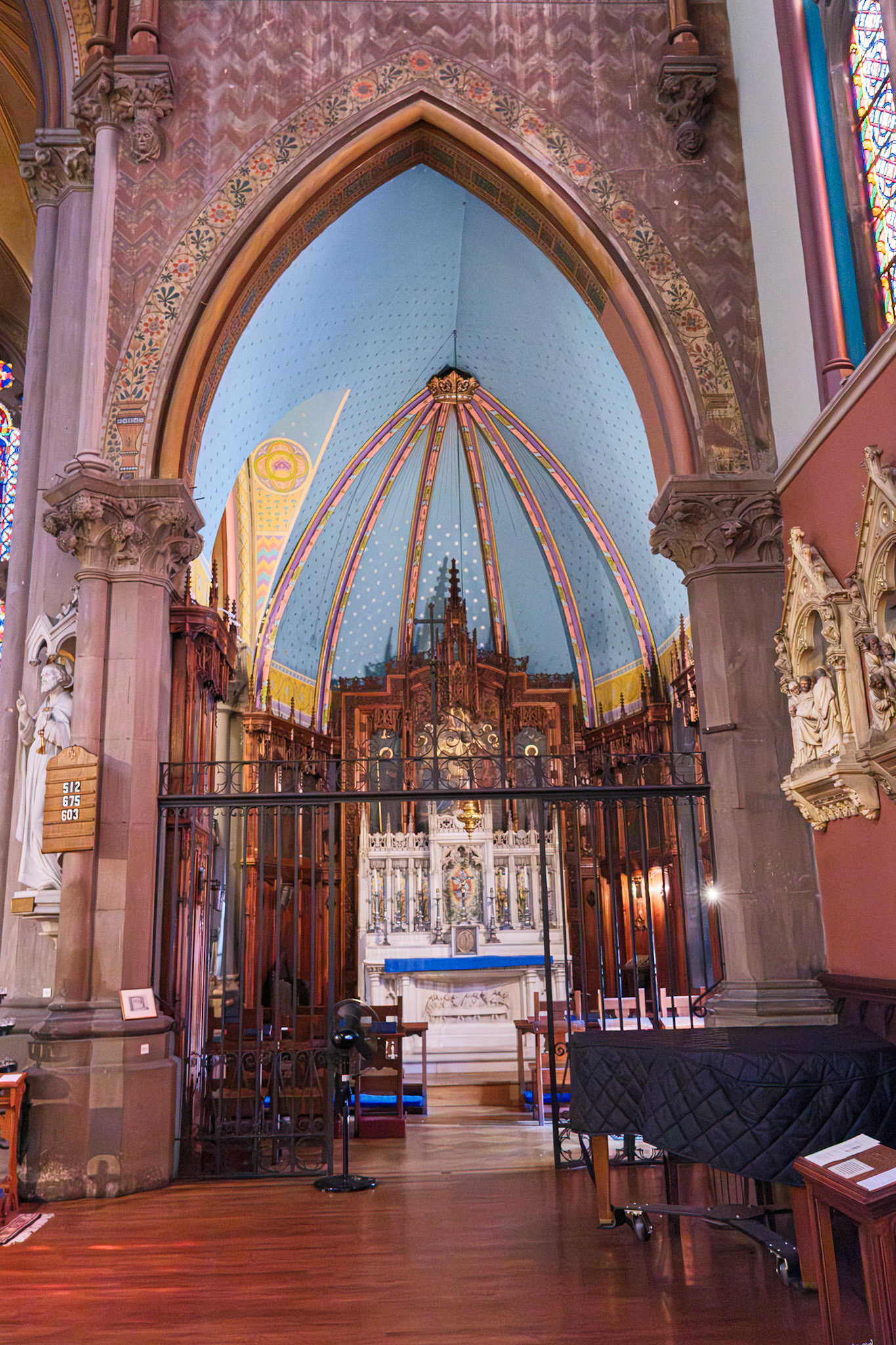 Archway to Lady Chapel at St Paul Church Brooklyn