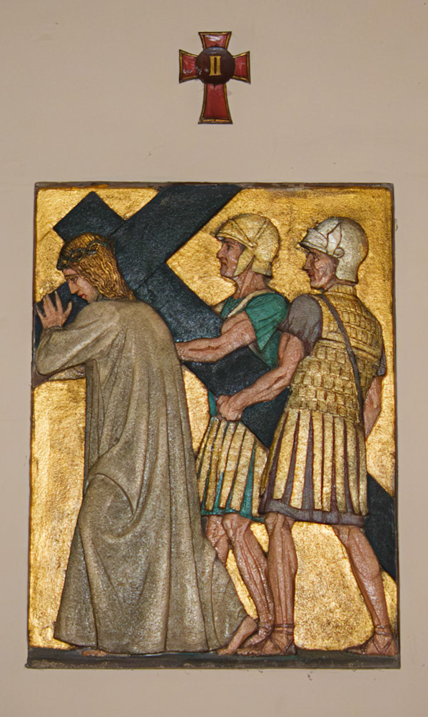 Second Station of the Cross at St Clement