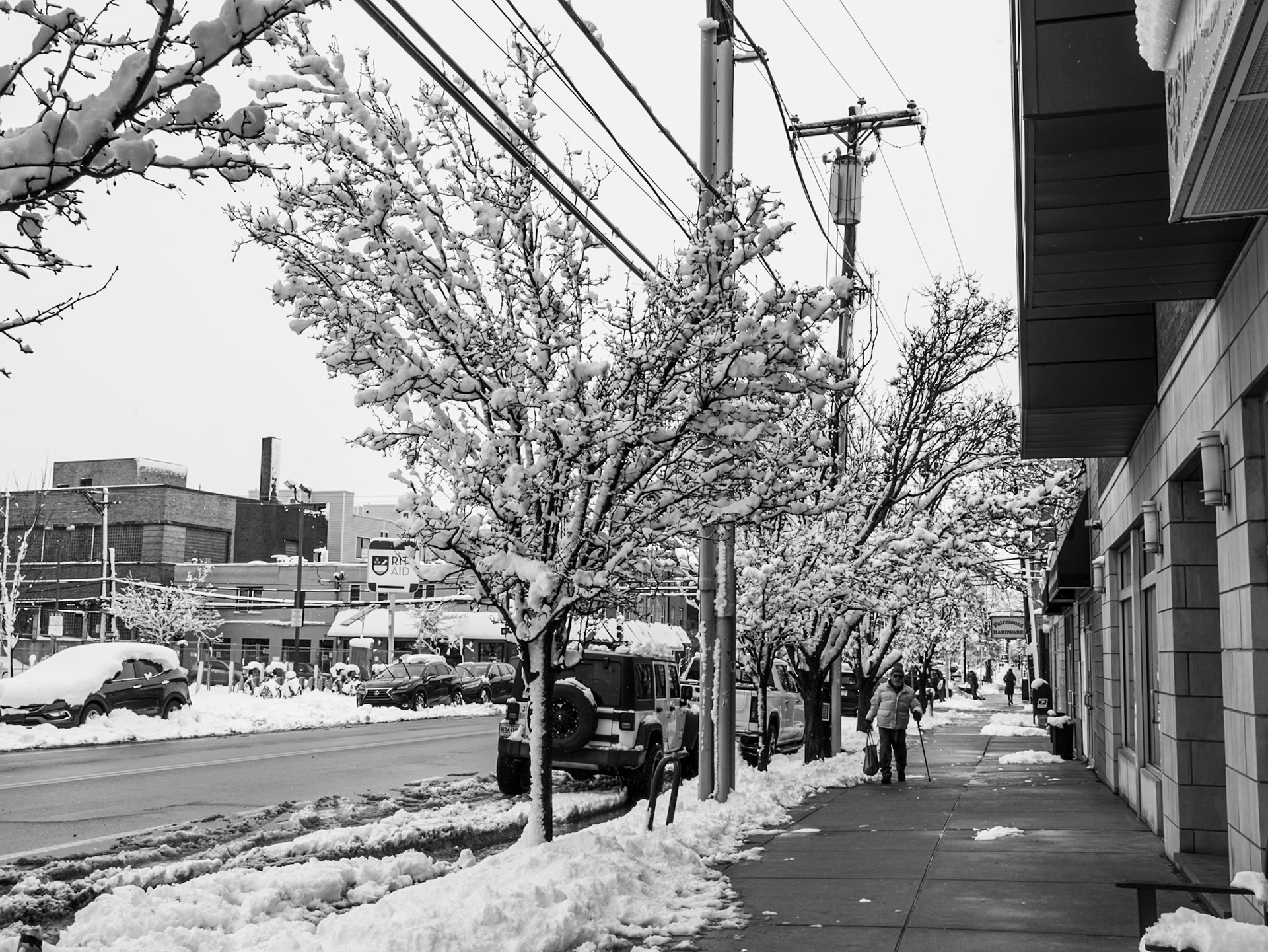 Fairmount Avenue near 20th Street After Snowstorm
