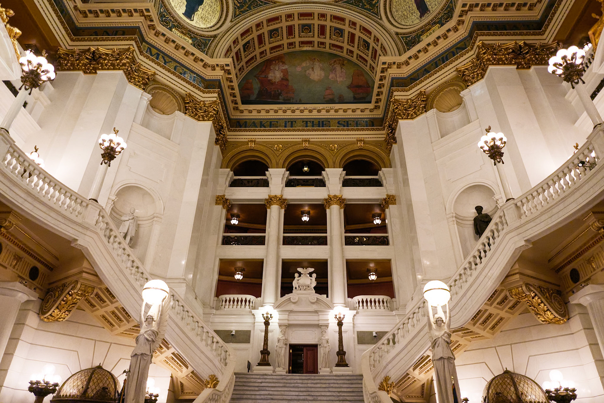 Flying Staircases in Capitol Rotunda