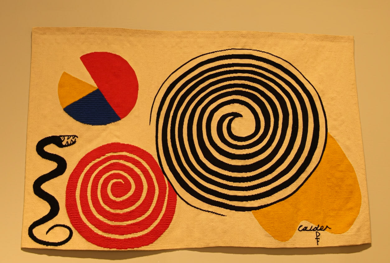 Circles Spirals and Snake by Calder