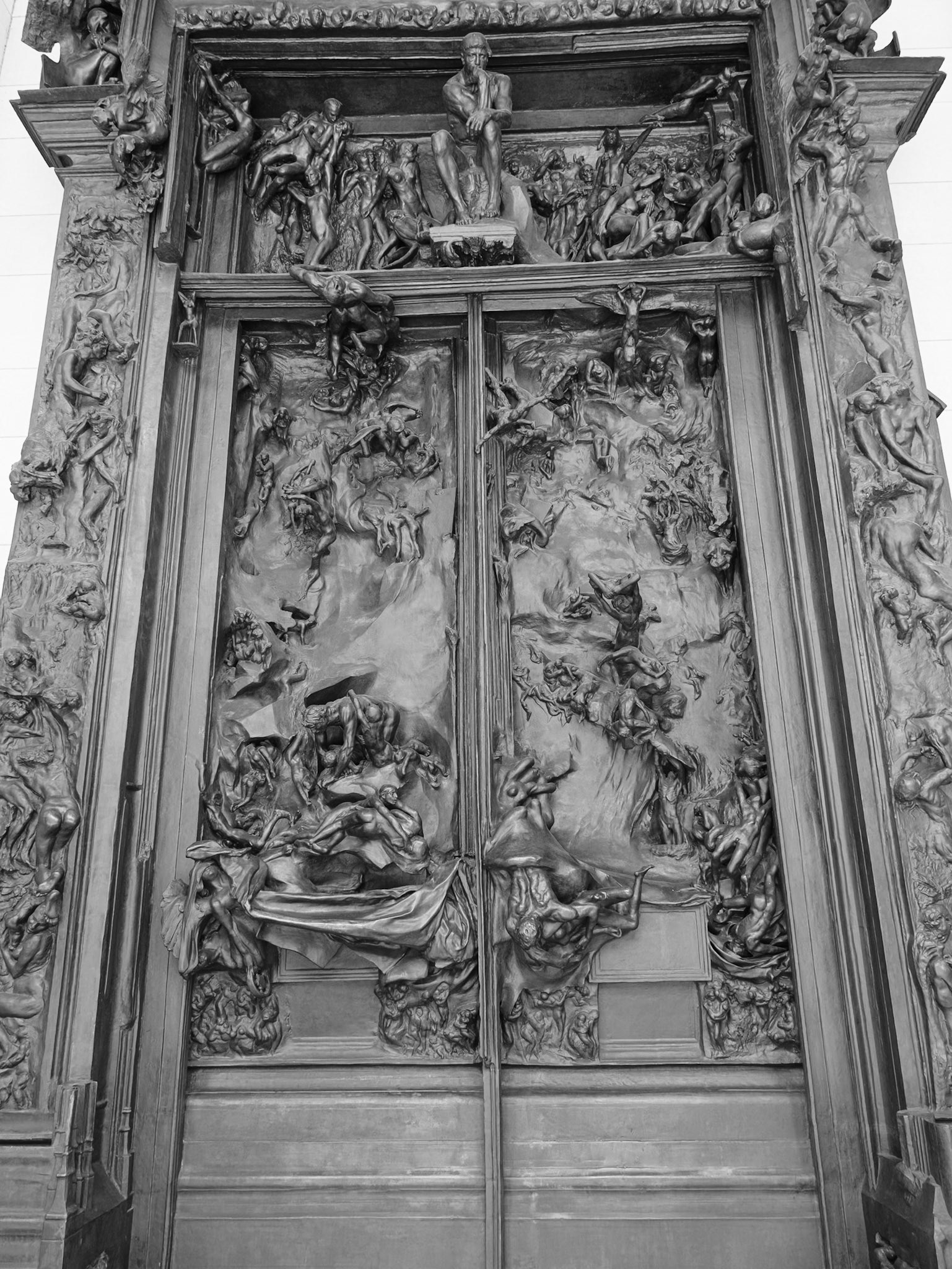 Gates of Hell by Rodin at the Rodin Museum July 2024