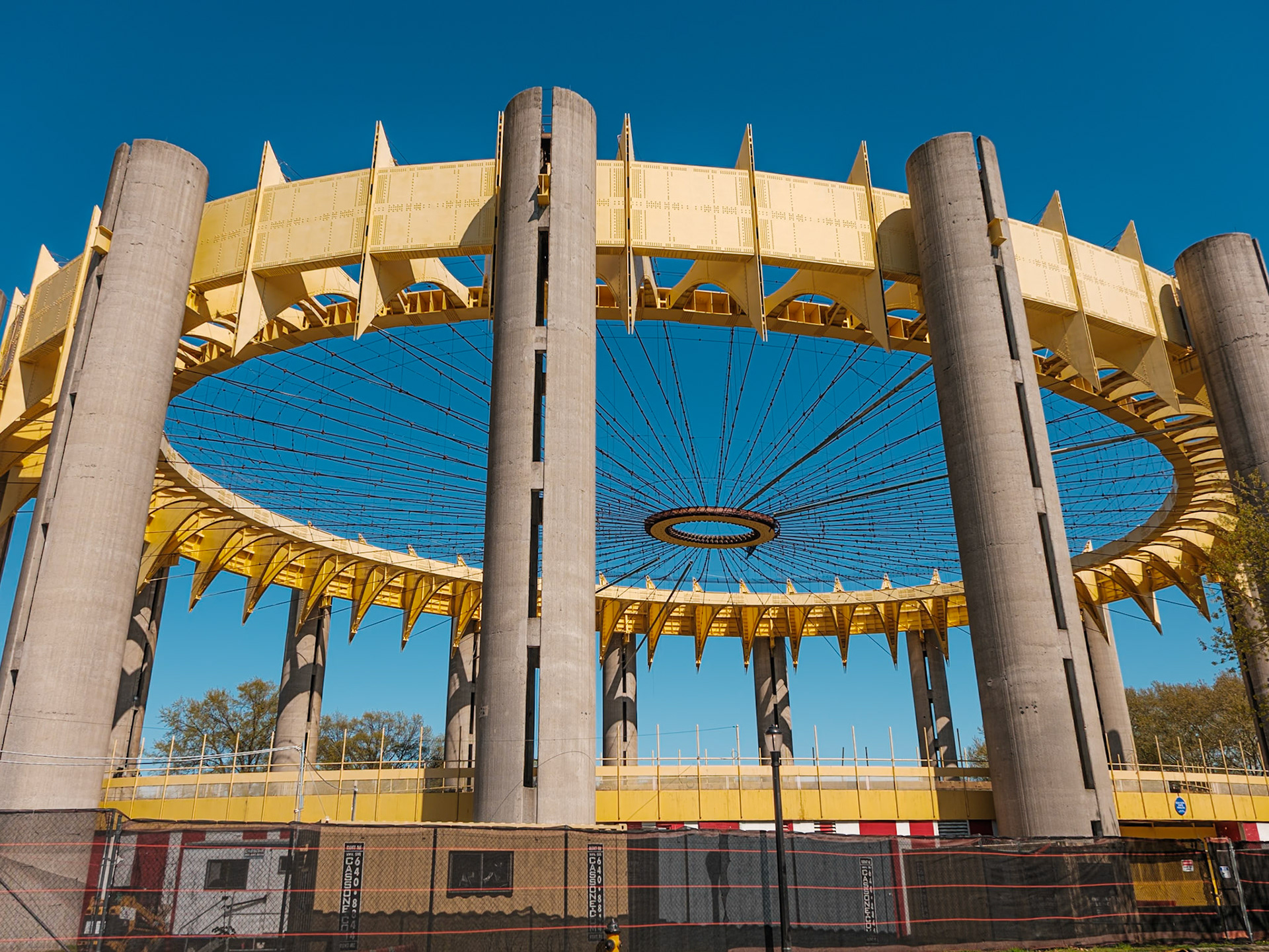 Former New York State Pavilion Reception Hall Flushing Meadows Corona Park April 2024