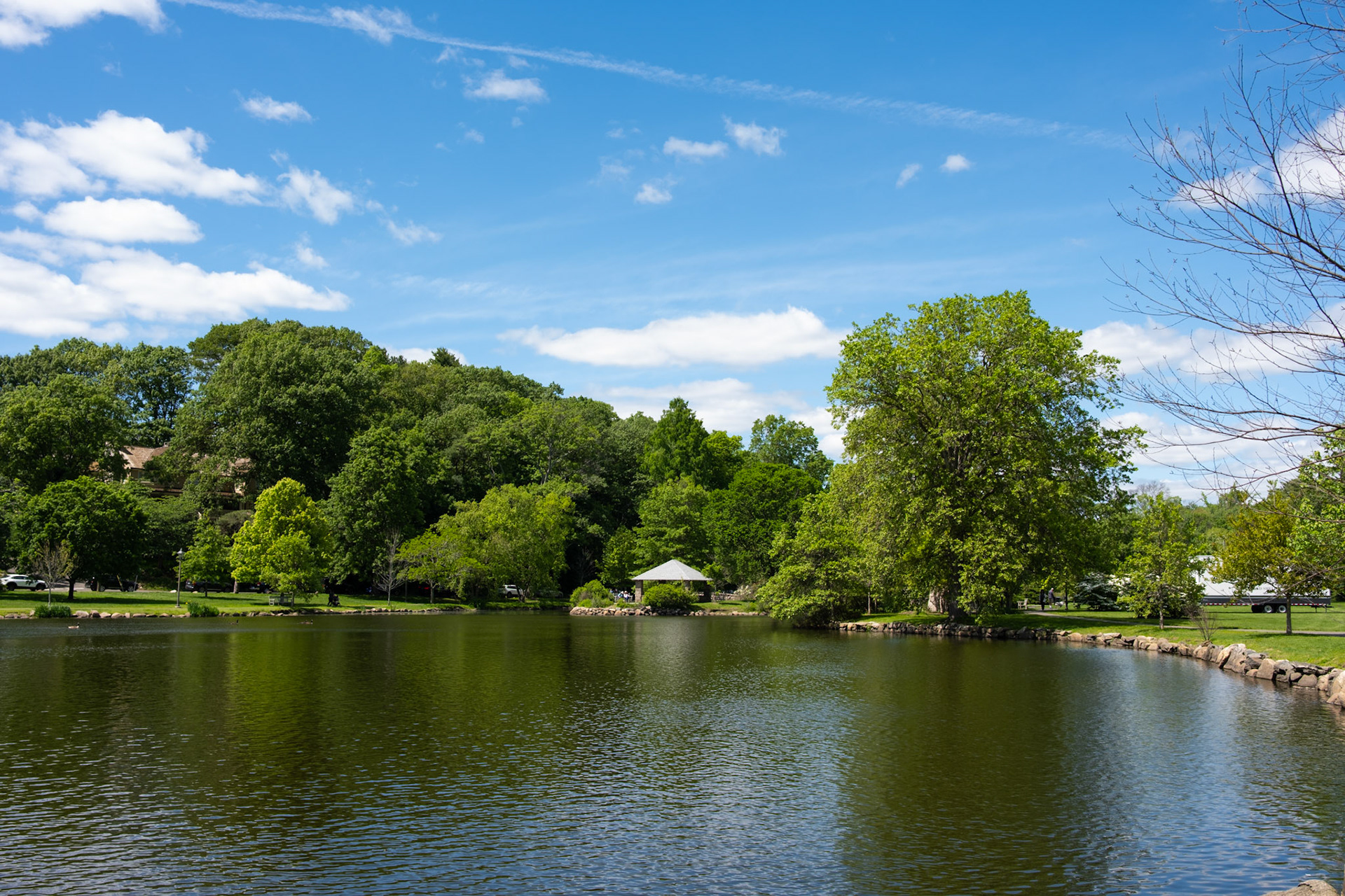 Pond and Gazebo Binney Park Old Greenwich