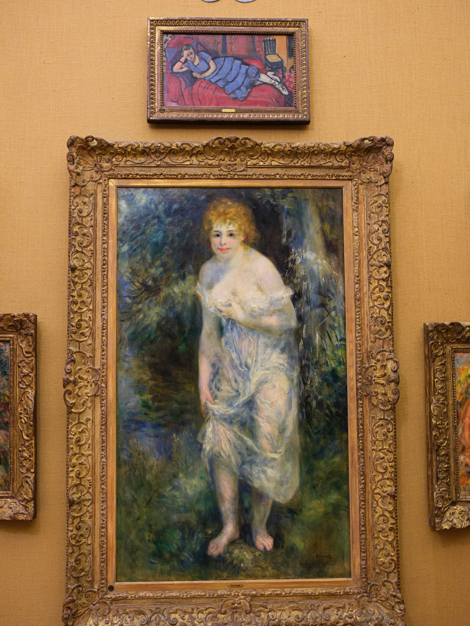 Reposing Women by  Matisse and Woman by Renoir