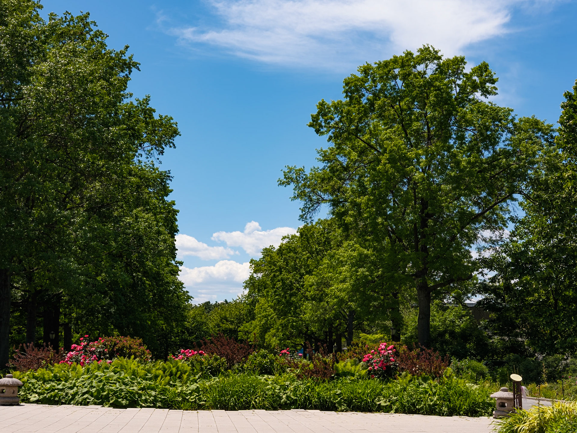 Entrance Circle at Queens Botanical Garden