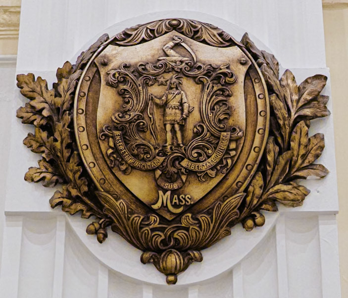 Massachusetts Plaque at Wanamaker
