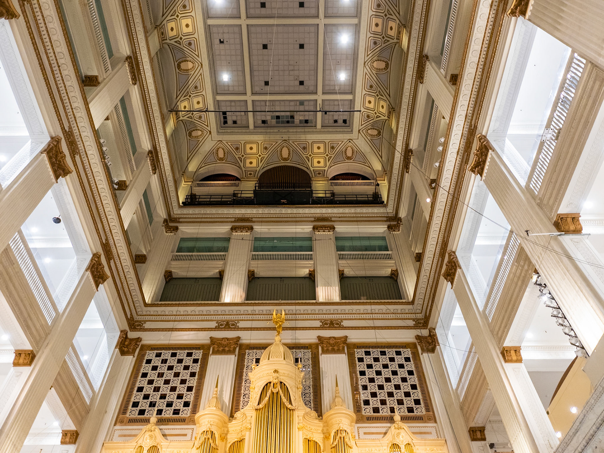 Closer View of Grand Court Organ