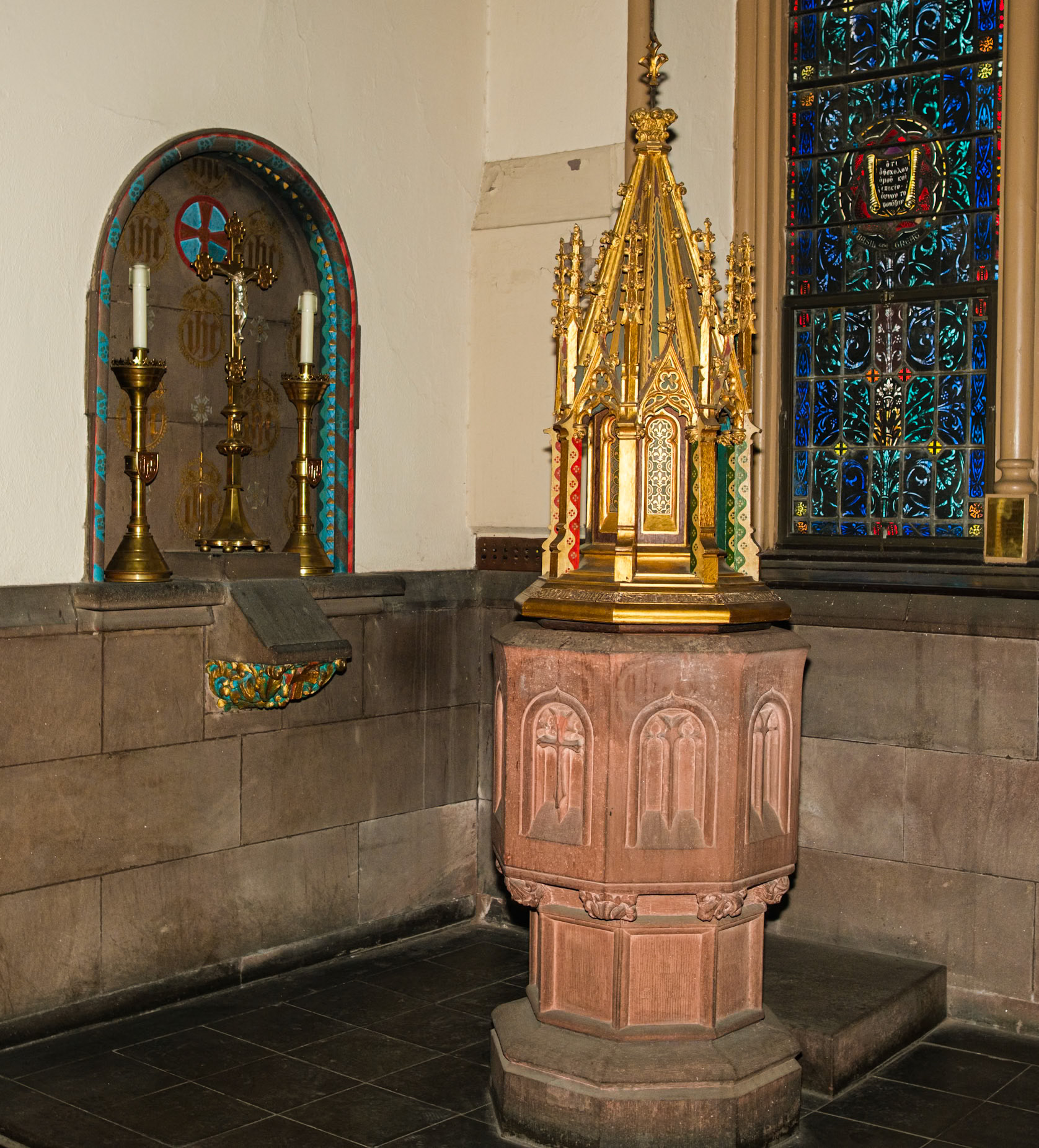 Baptismal Font at St Clement