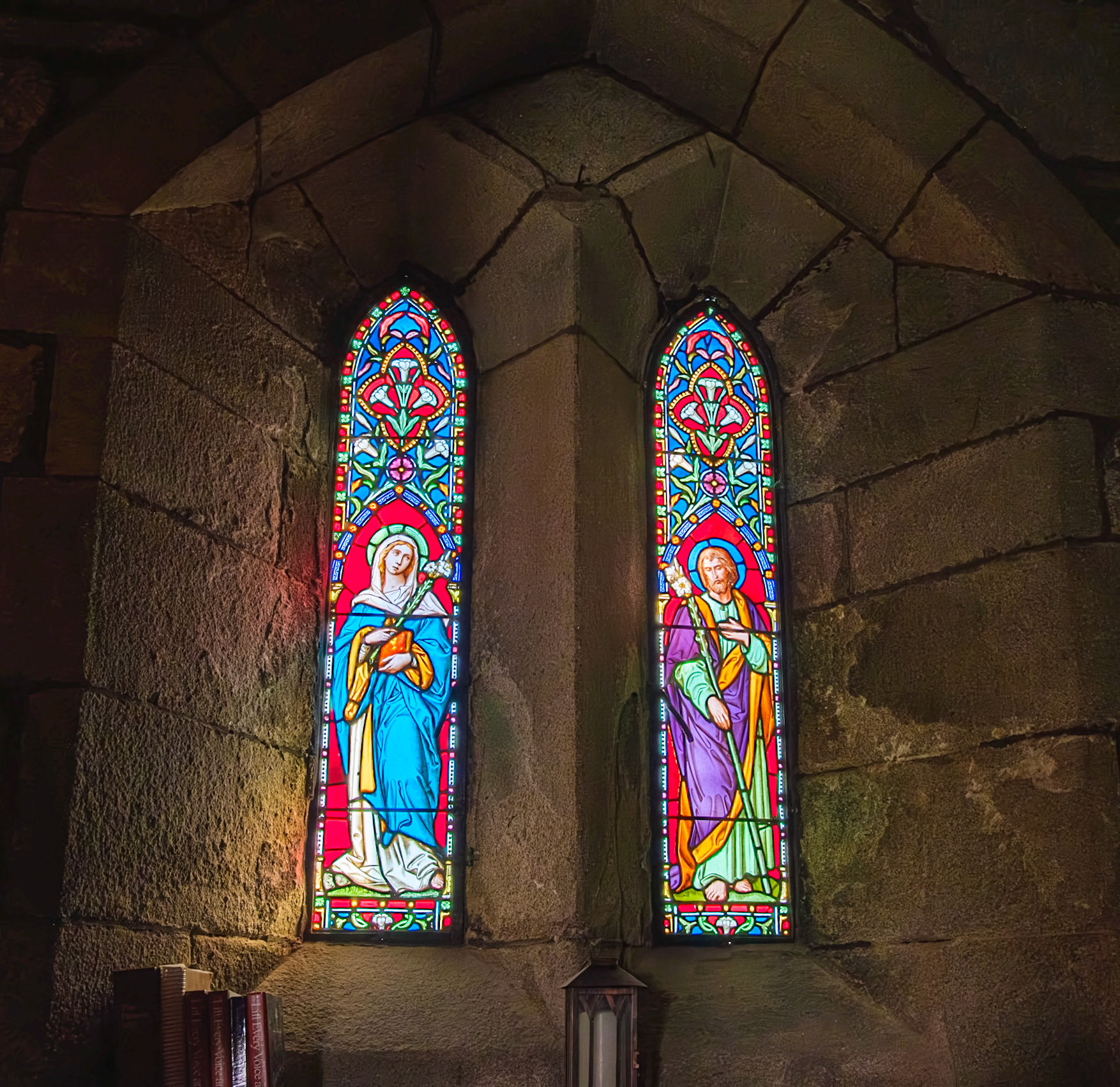 Mary and Joseph Window St James the Less
