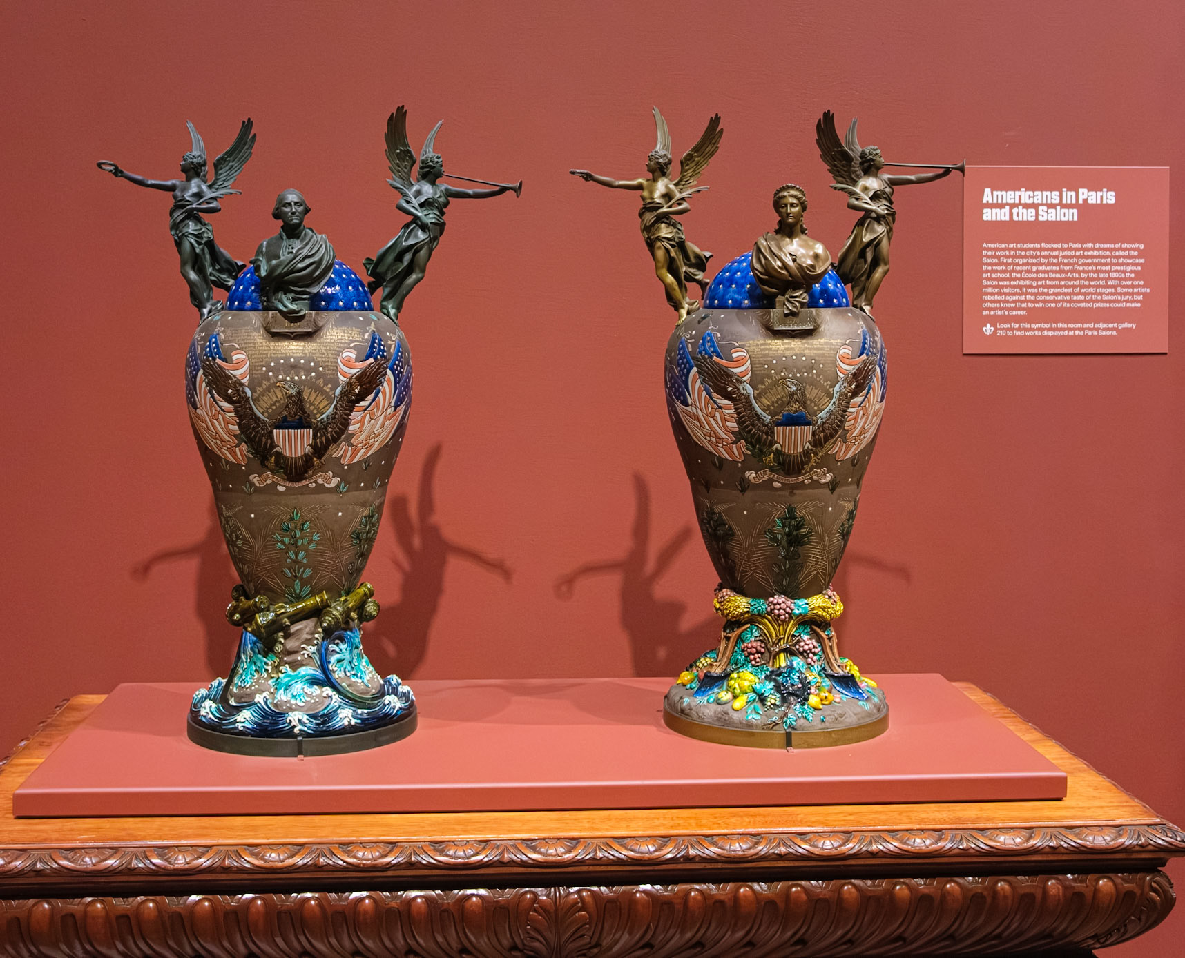 Two Objects Celebrating American Centennial in 1876