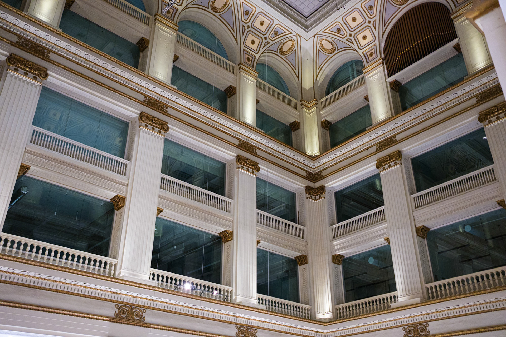 Northwest View of Wanamaker Grand Court