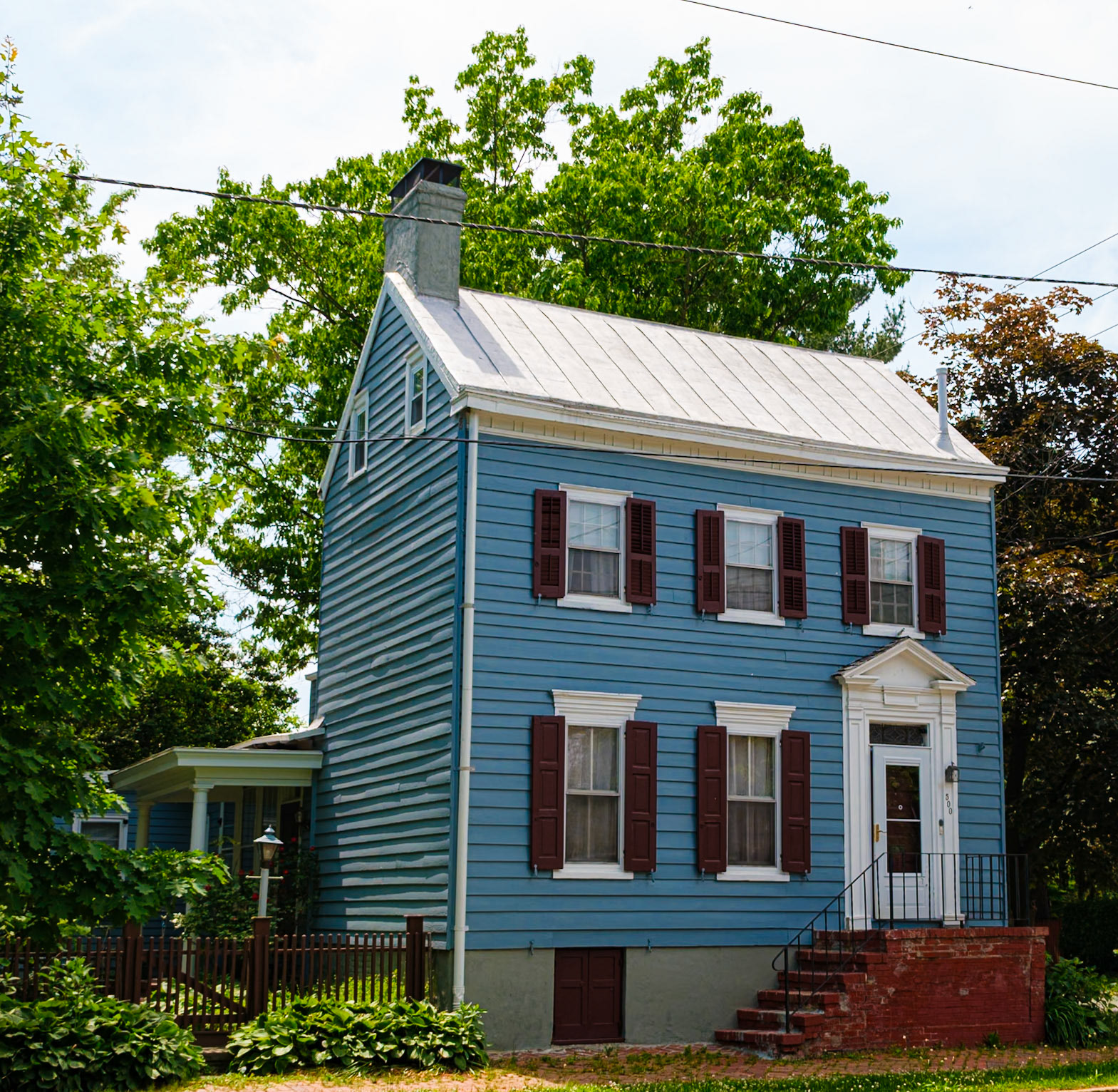 Light Blue House With Metal Roof Bordentown May 2024