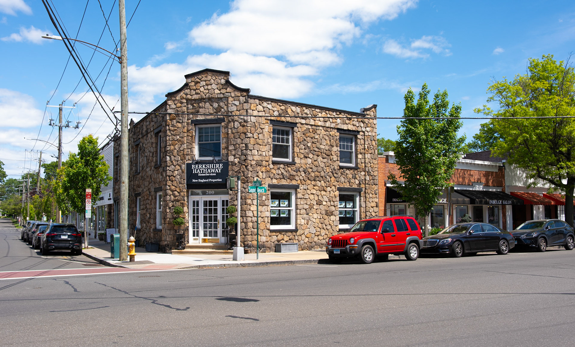 Business Building at Corner of Arcadia Avenue and Sound Beach Avenue Old Greenwich