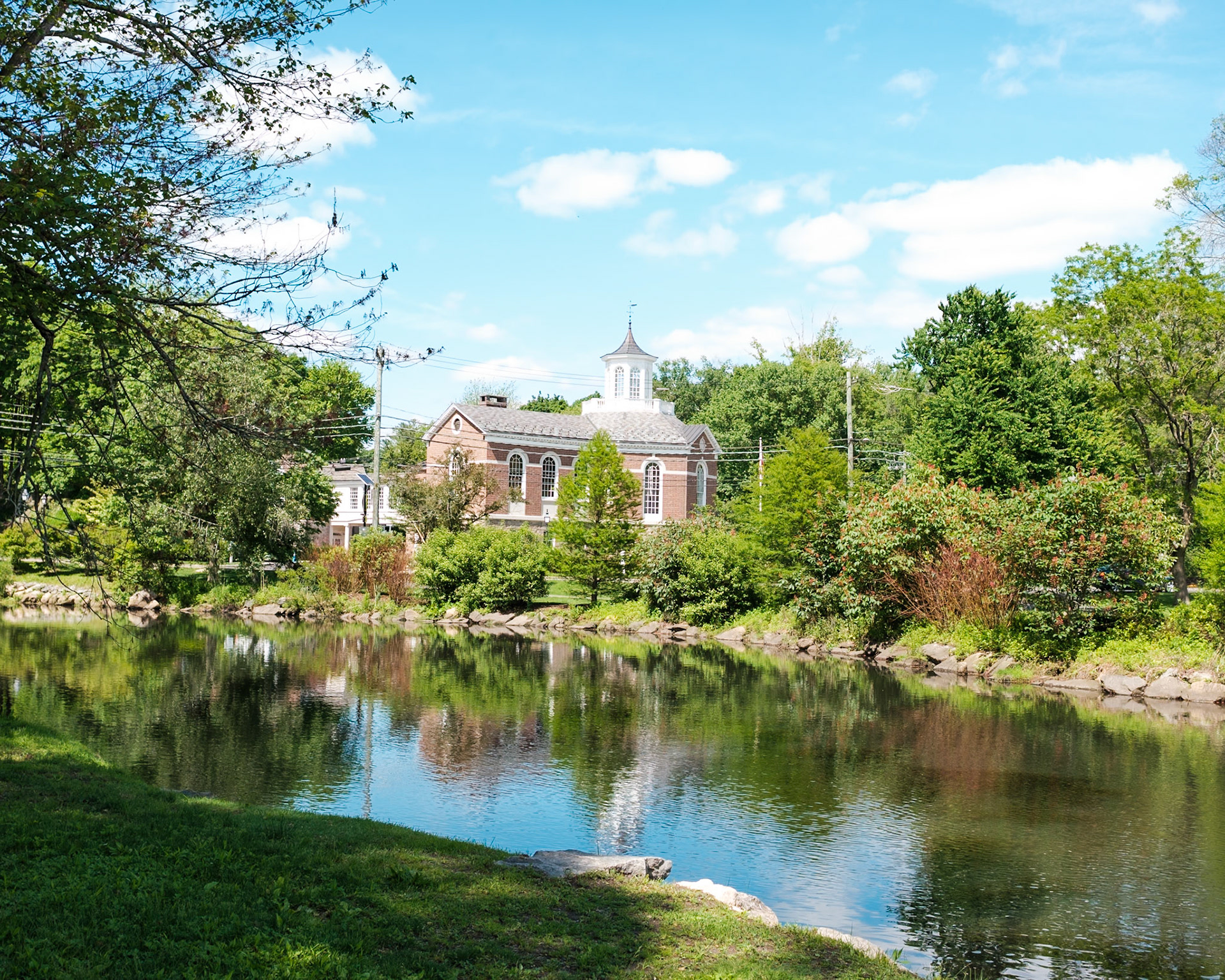 Perrot Library From Binney Park-Old Greenwich