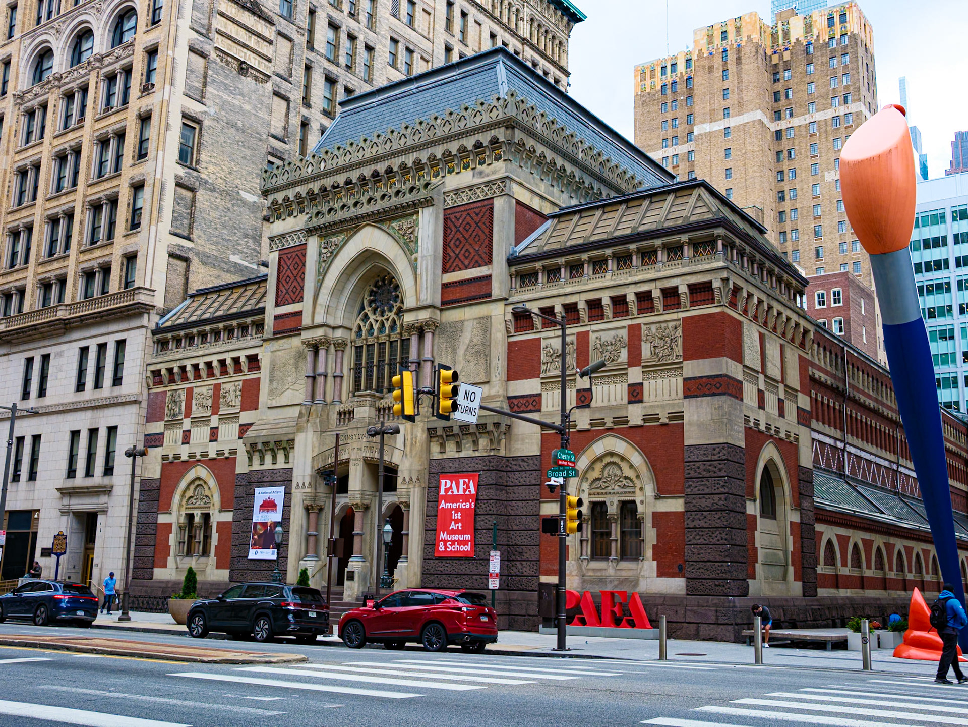 Exterior View of Pennsylvania Academy of the Fine Arts