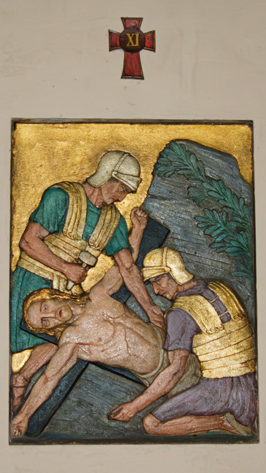 Eleventh Station of the Cross at St Clement