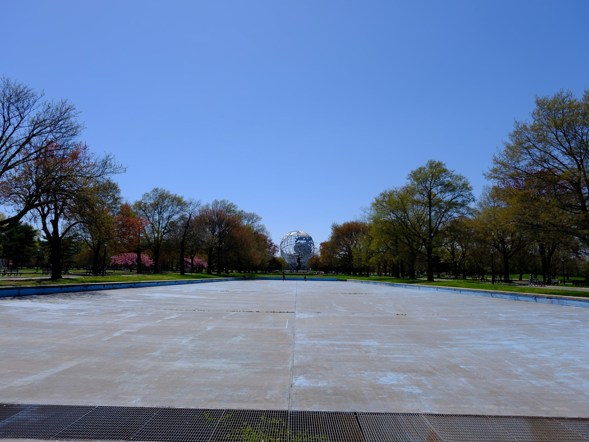 Former Site of Fountain of the Fairs Flushing Meadows Corona Park April 2024