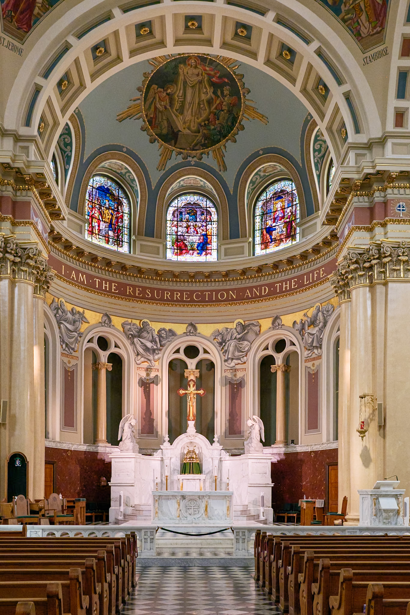 St Patrick Cathedral Harrisburg Sanctuary and Apss