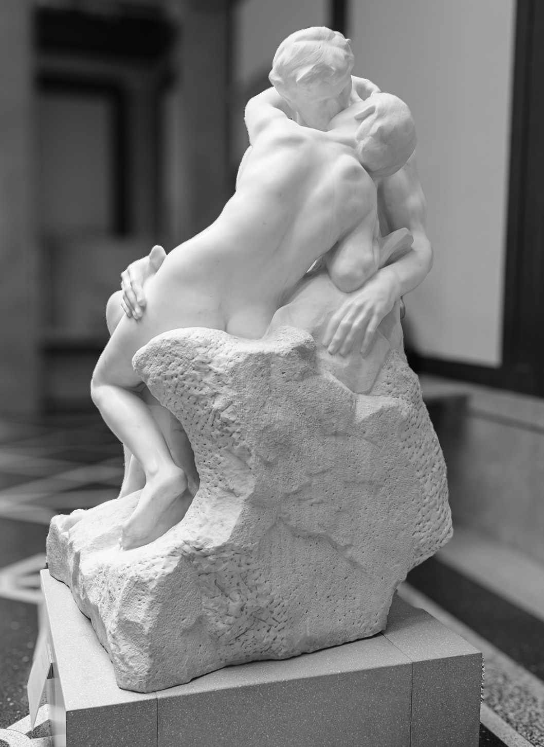 Copy of Rodin's the Kiss by Henri Gréber at Rodin Museum July 2024