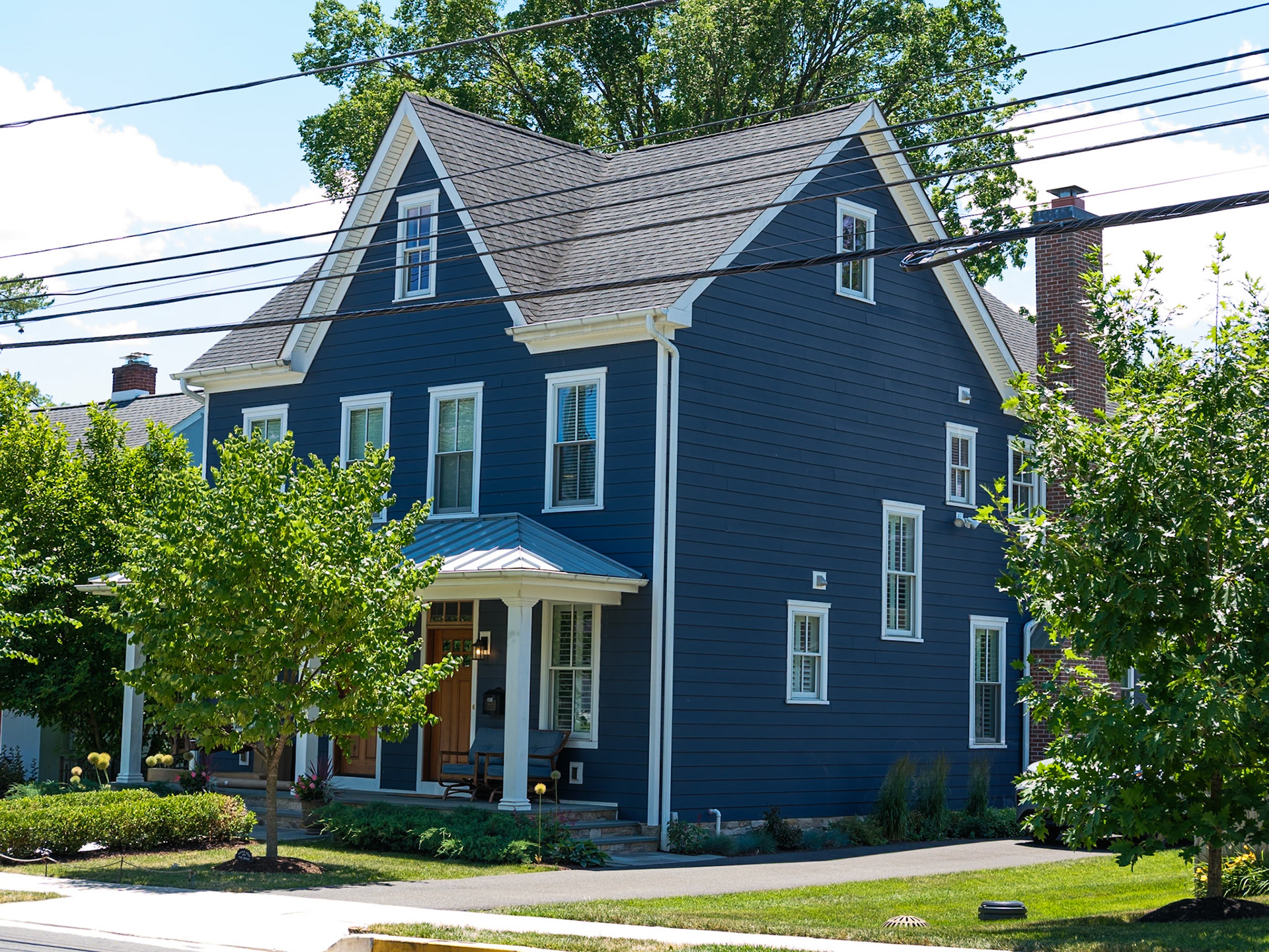 Blue House on Church Street Doylestown