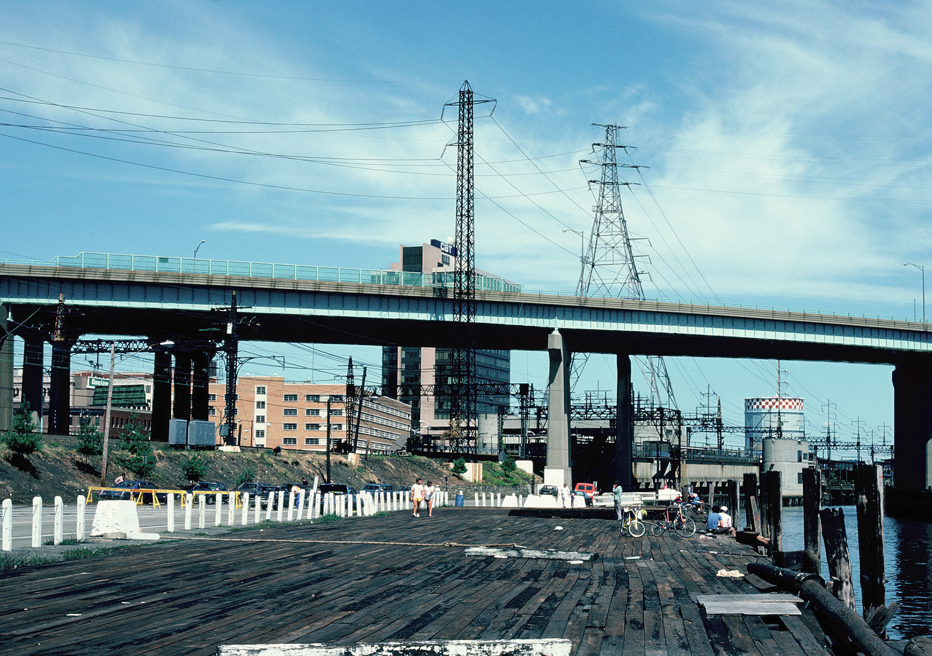 I95 Overpass and CBT Bank in Bridgeport 1983