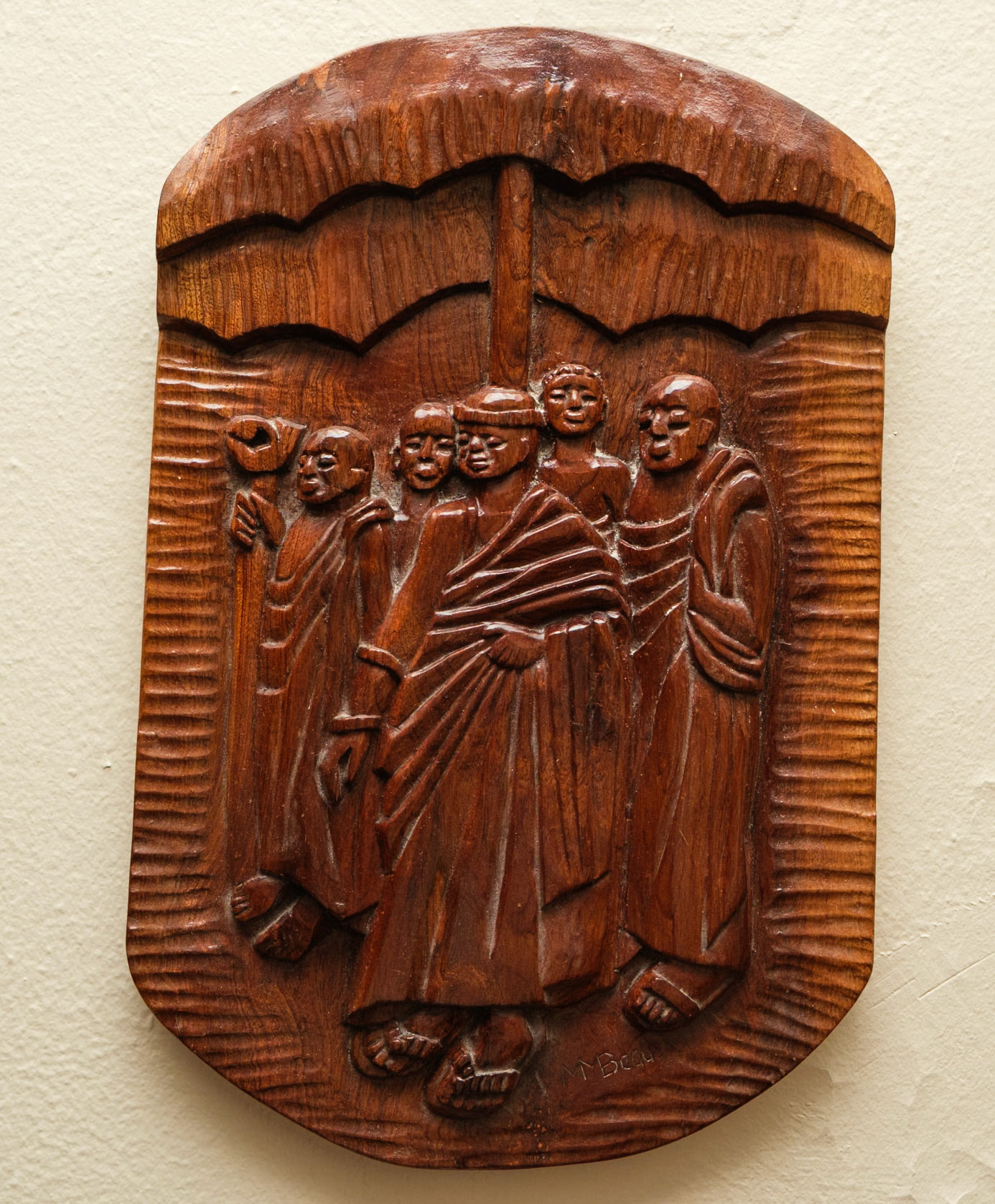 Wood Cut of Saints