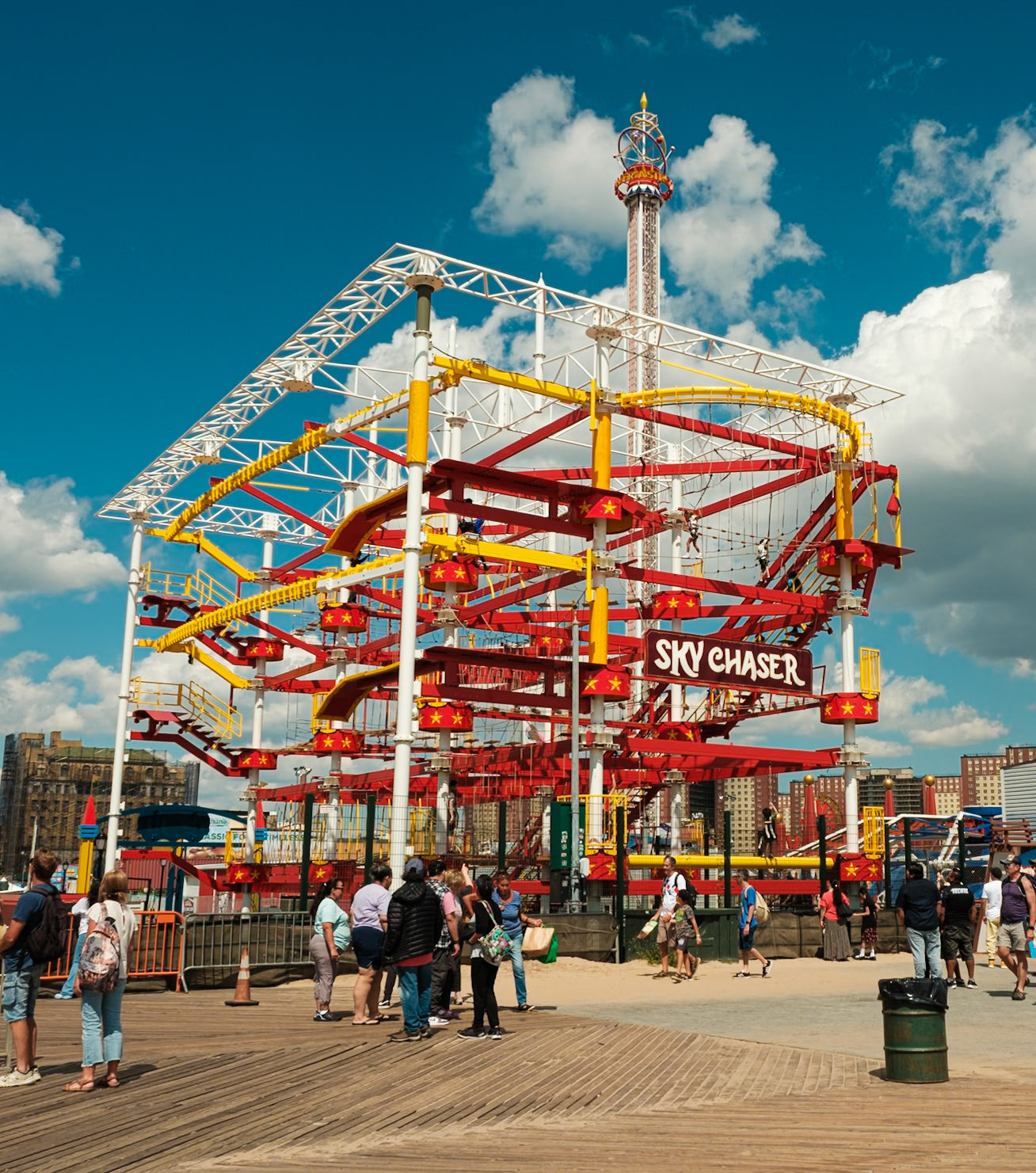 Sky Chaser Ride Coney Island September 2024