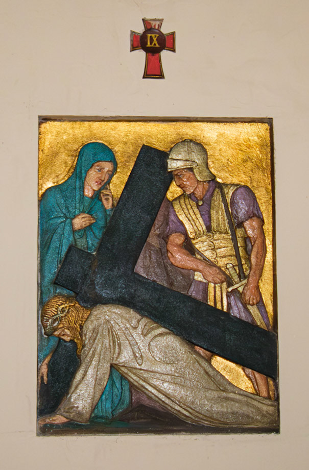 Ninth Station of the Cross at St Clement
