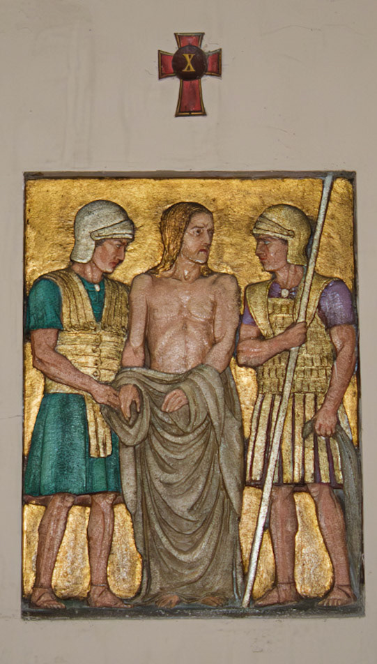 Tenth Station of the Cross at St Clement