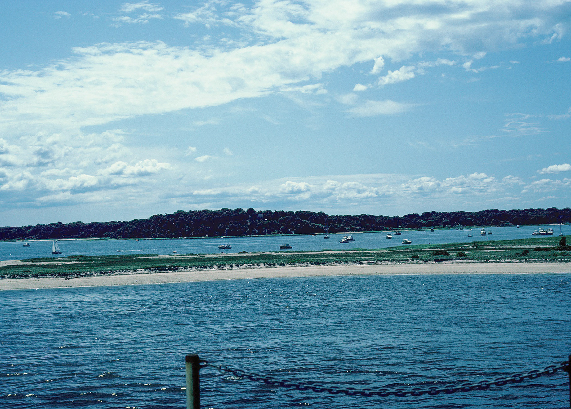 Boats near Port Jefferson Harbor 1983