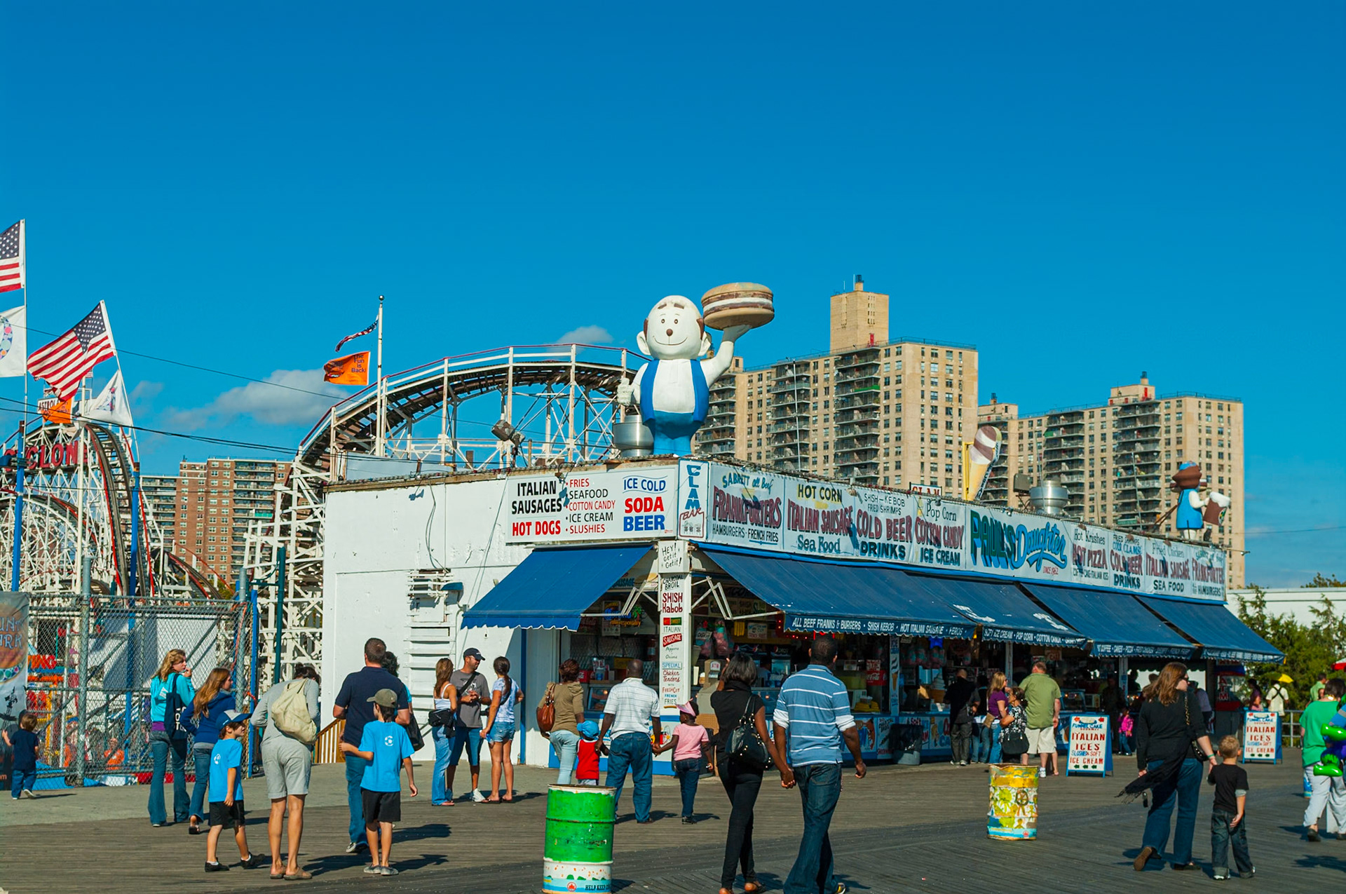 Paul's Daughter Burger Joint at Coney Island Boardwalk September 2010