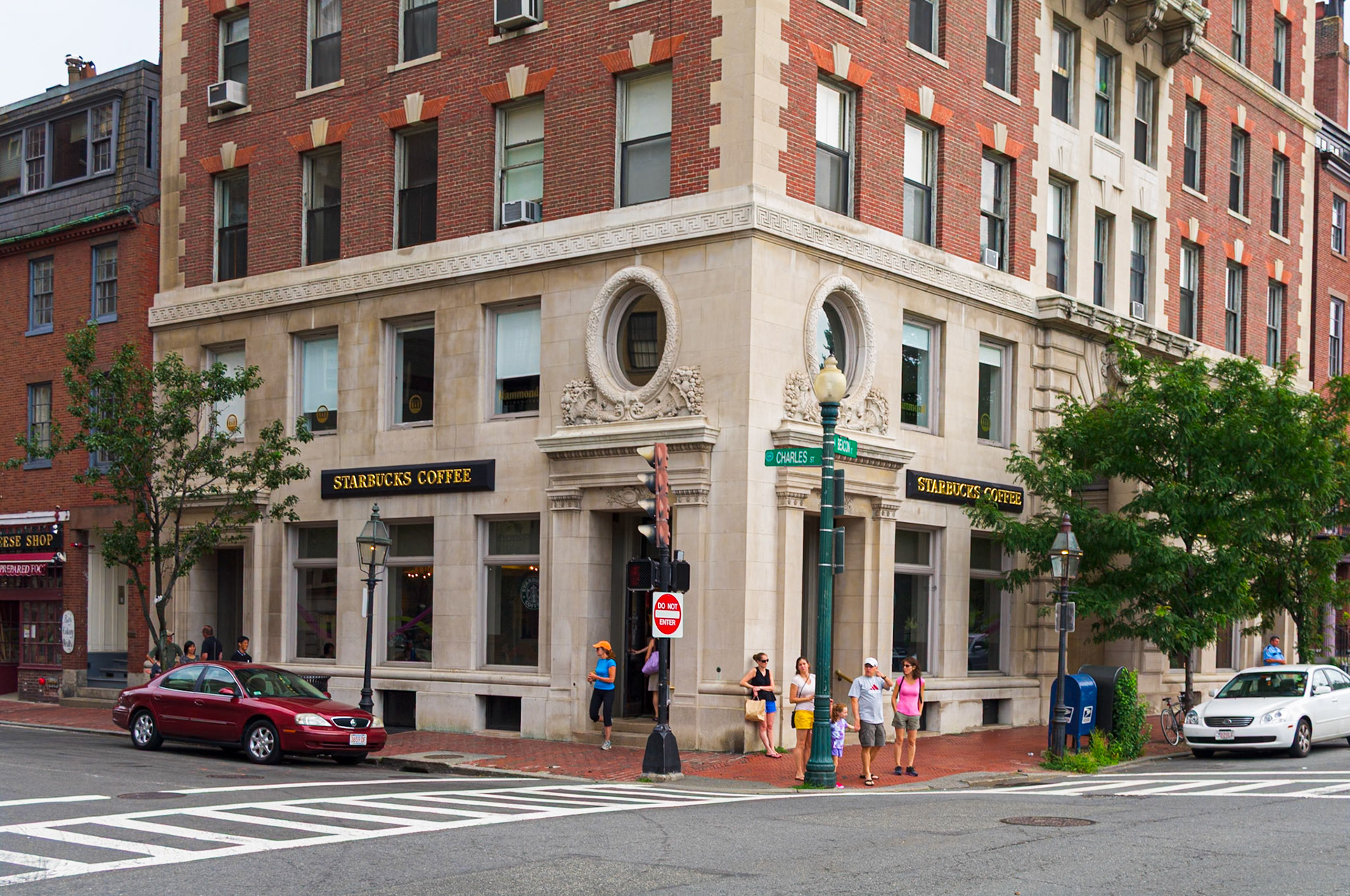 Northeast Corner of Beacon and Charles Street Boston July 2012