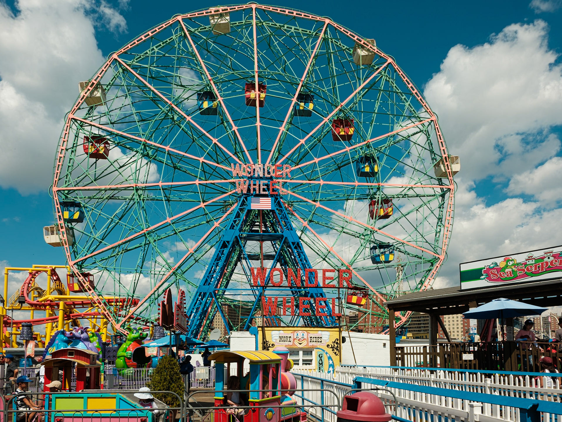Wonder Wheel in Operation September 2024