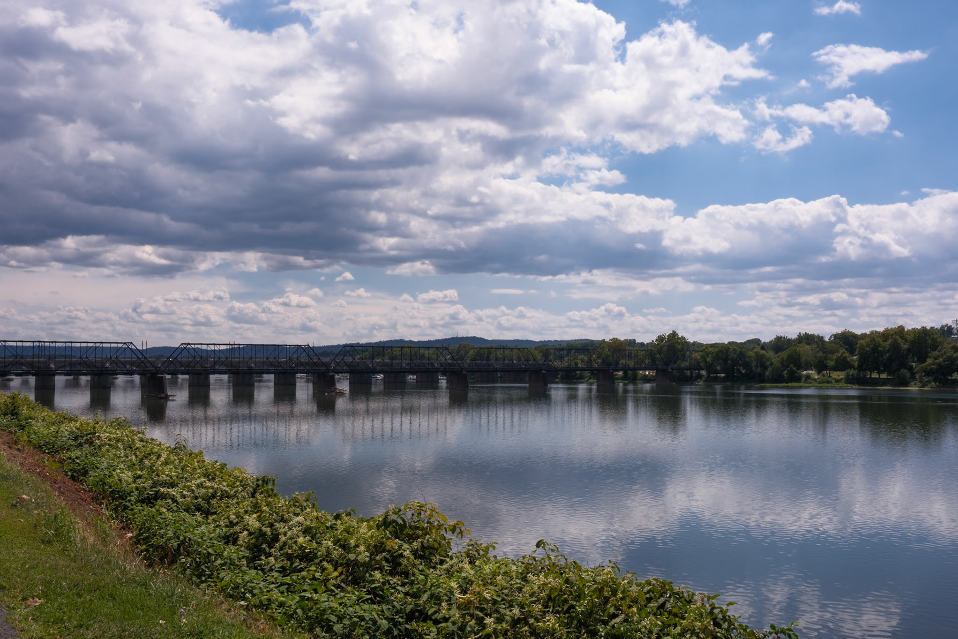 Footbridge over Susquehanna in Harrisburg