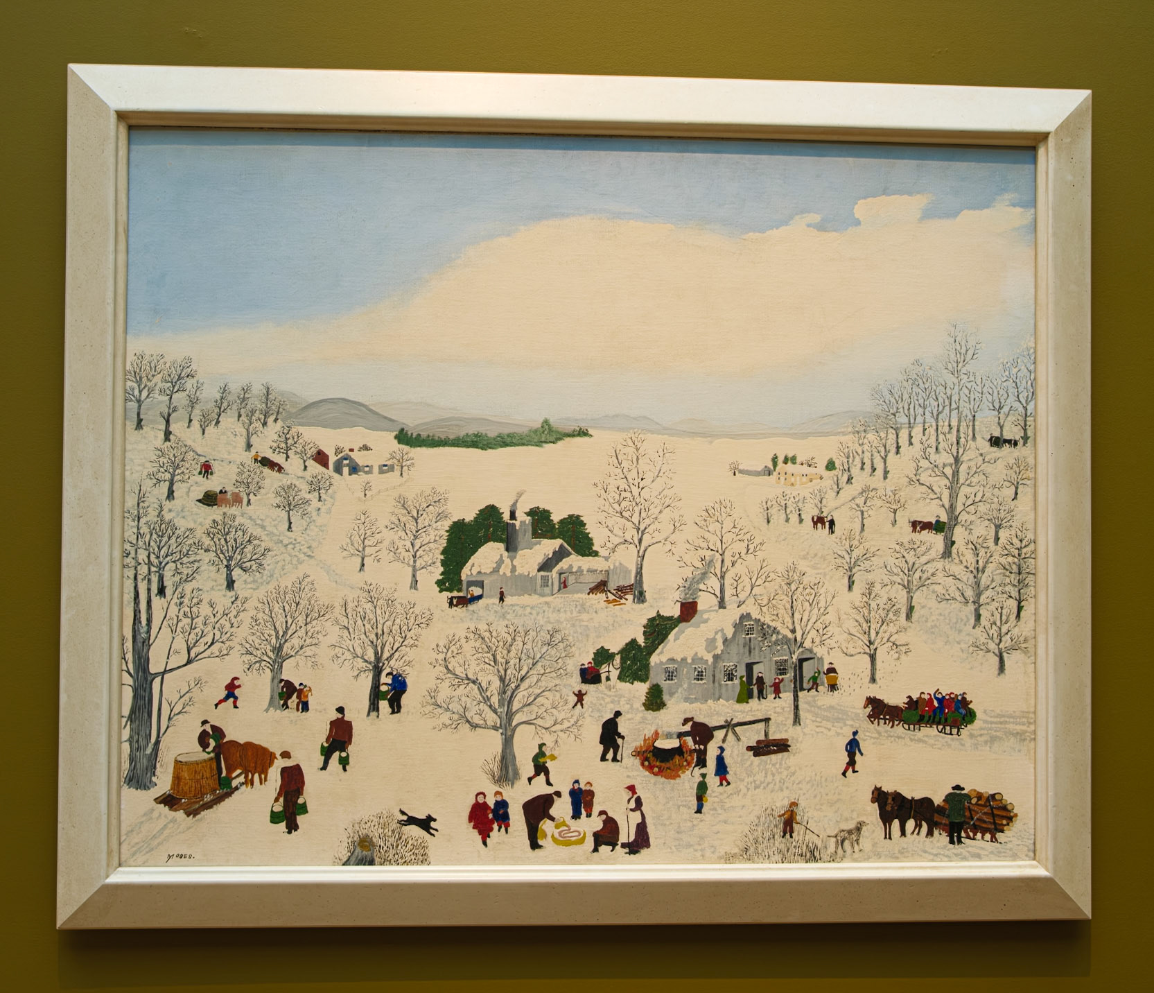 Winter Scene by Grandma Moses