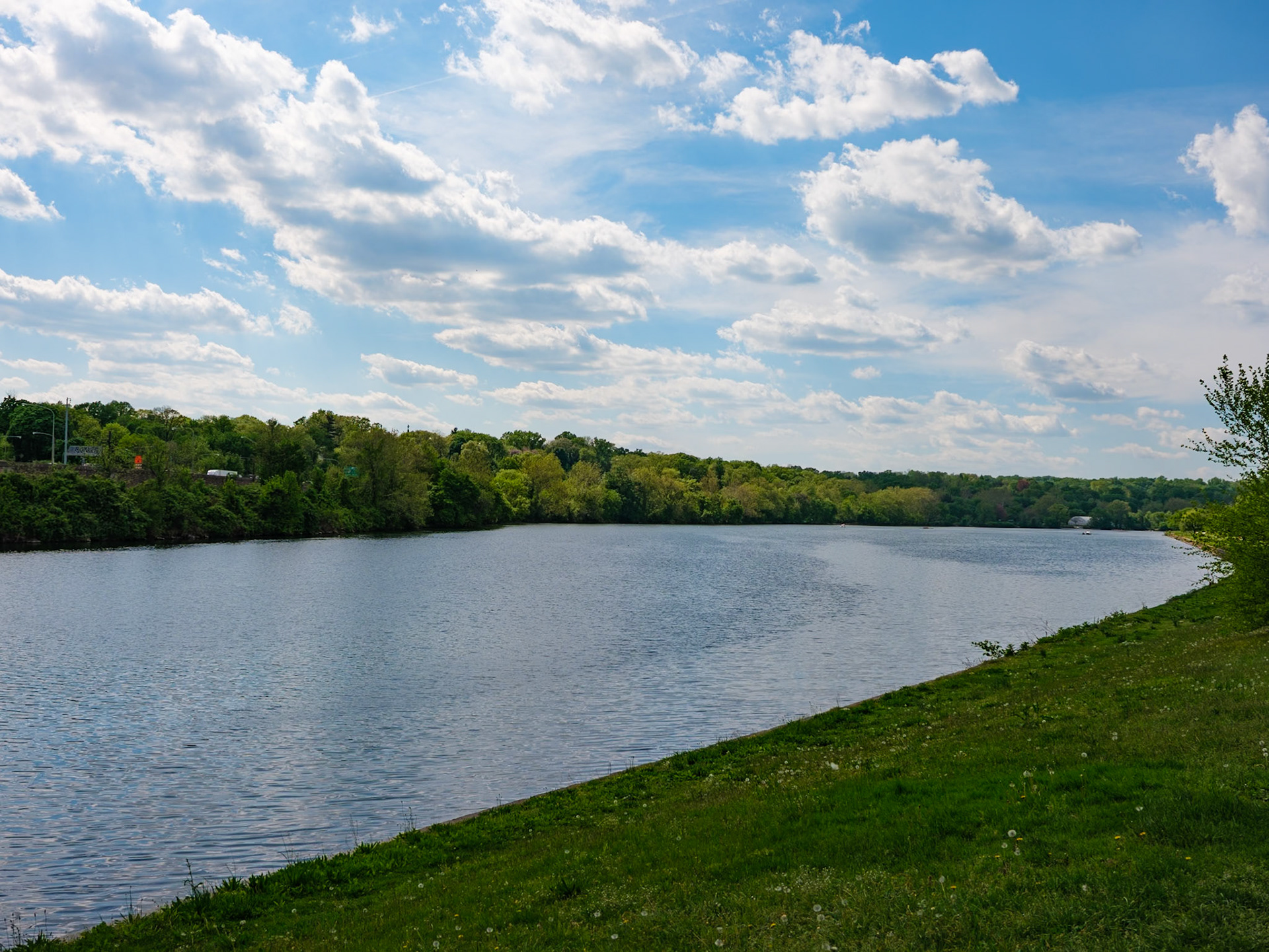 A Quiet Schuylkill River Along Fairmount Park