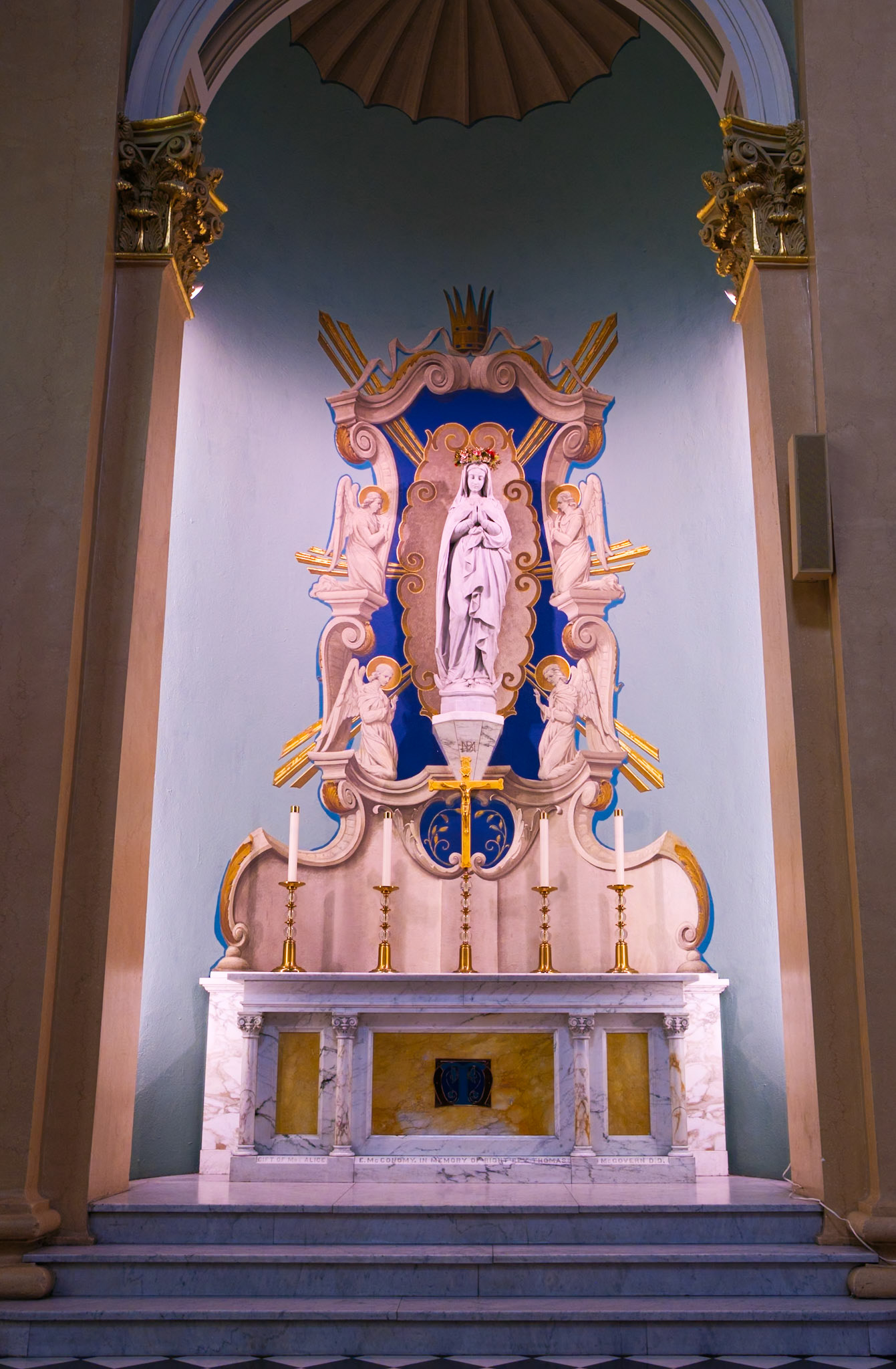 Mary Altar St Patrick Cathedral Harrisburg