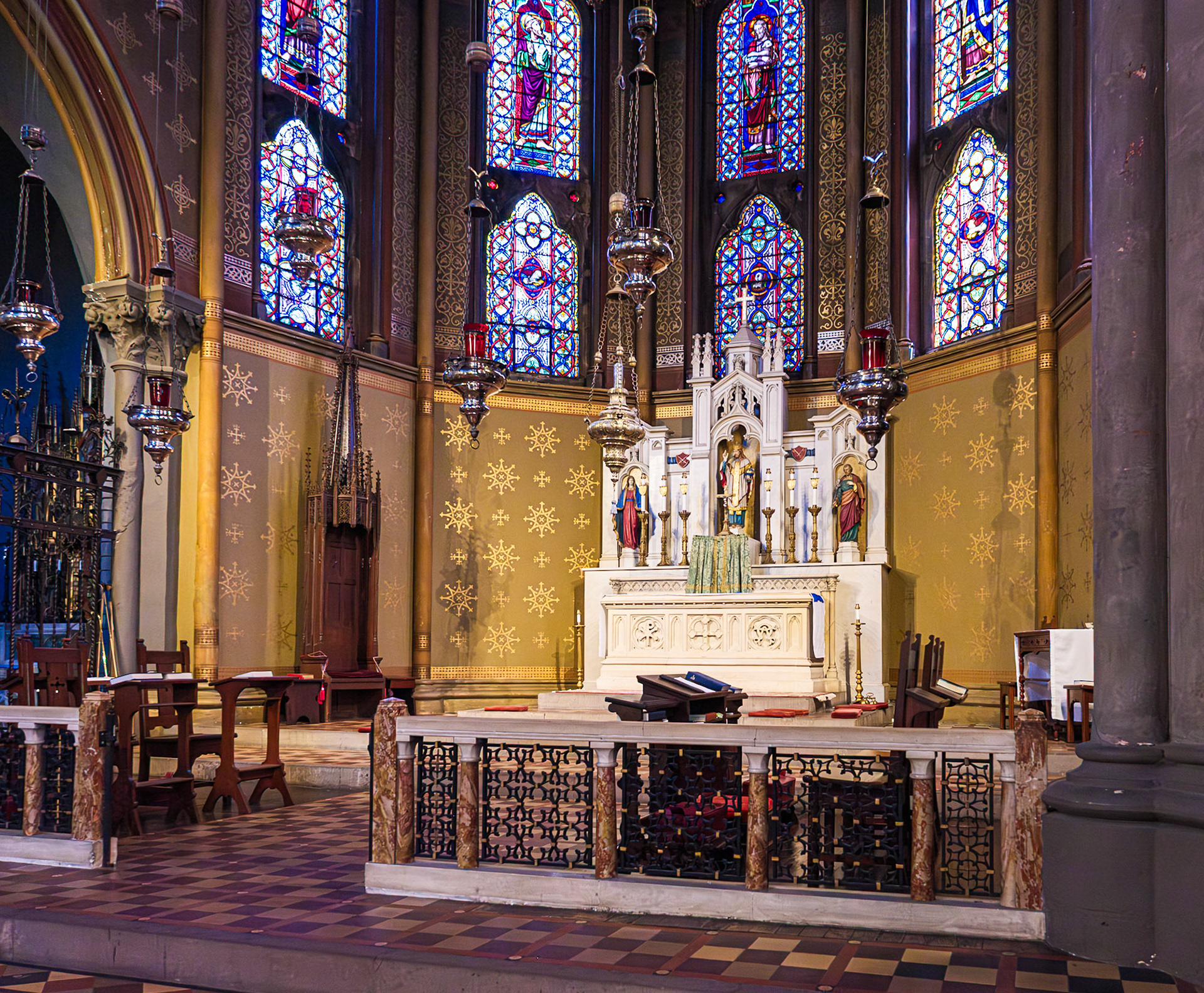 Sanctuary Looking North East at St Paul Church Brooklyn